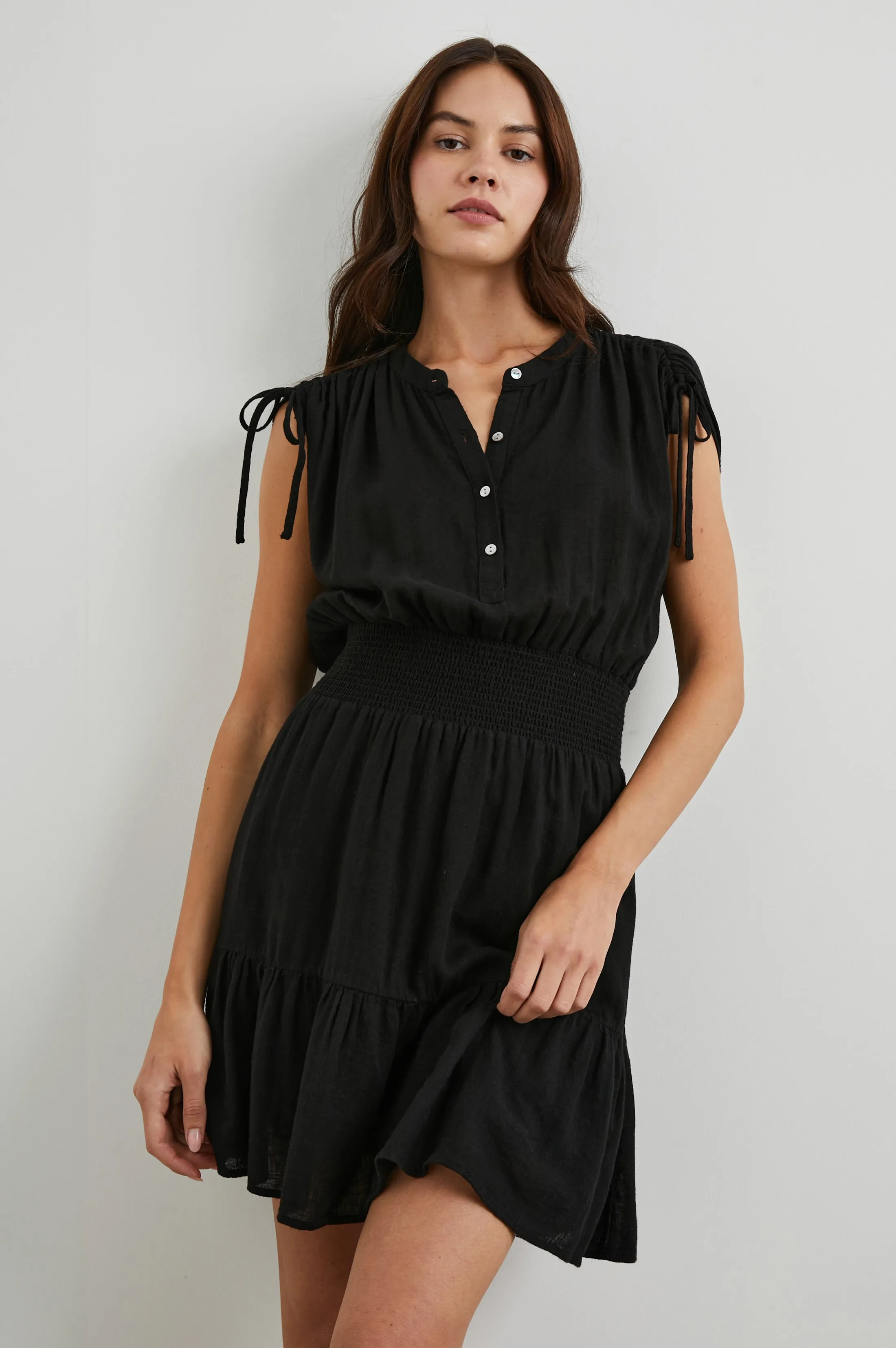 SAMINA DRESS - Black sold by Rails product image thumbnail 4