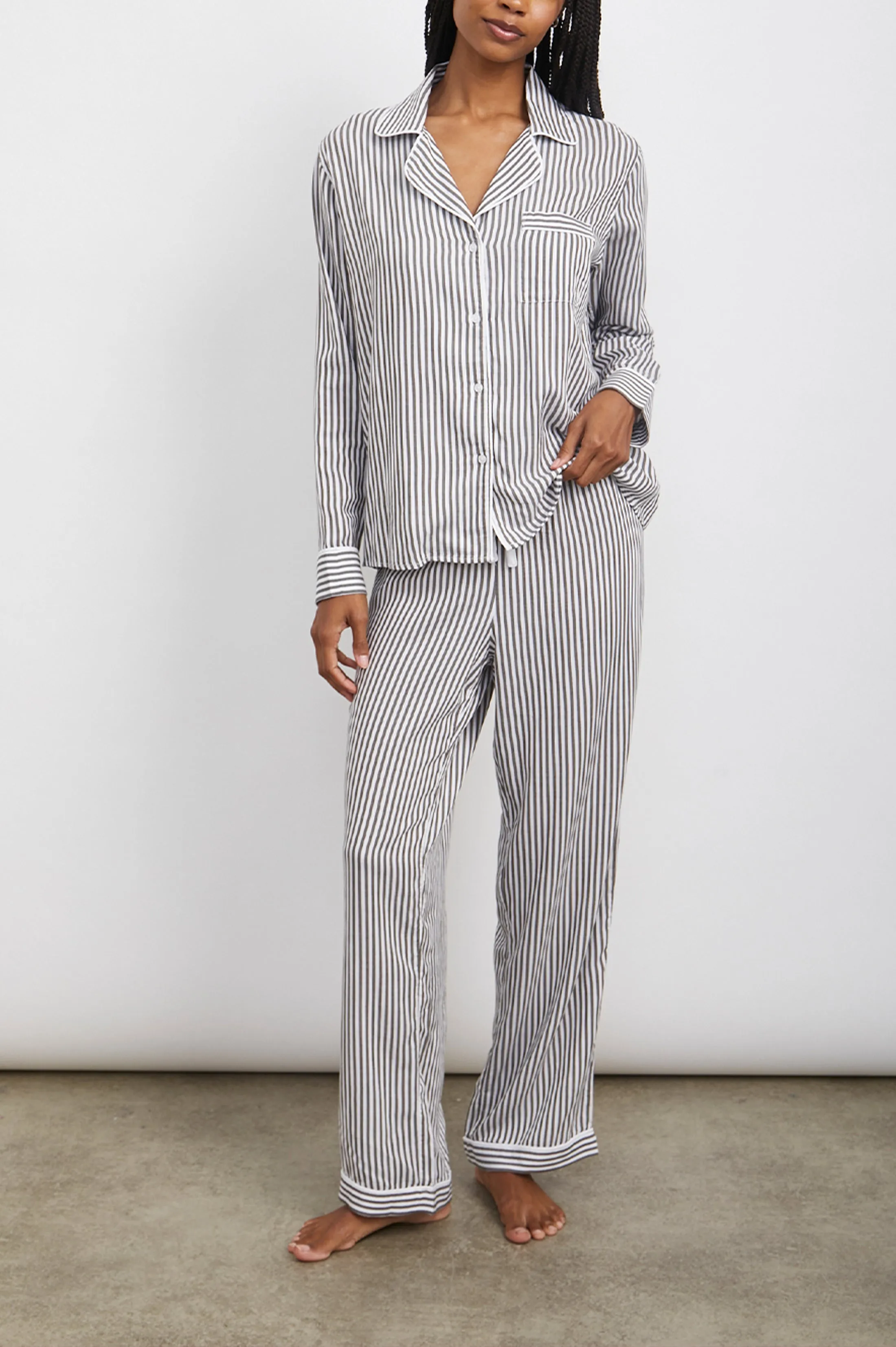 CLARA PAJAMA SET - MUNICH STRIPE sold by Rails