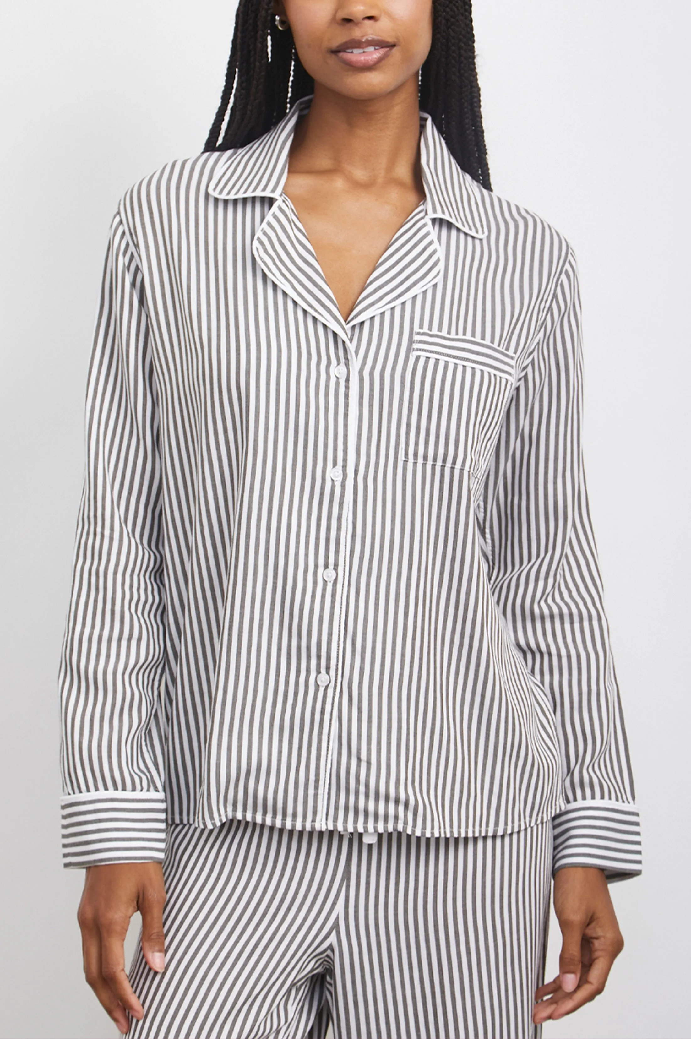 CLARA PAJAMA SET - MUNICH STRIPE sold by Rails product image thumbnail 2