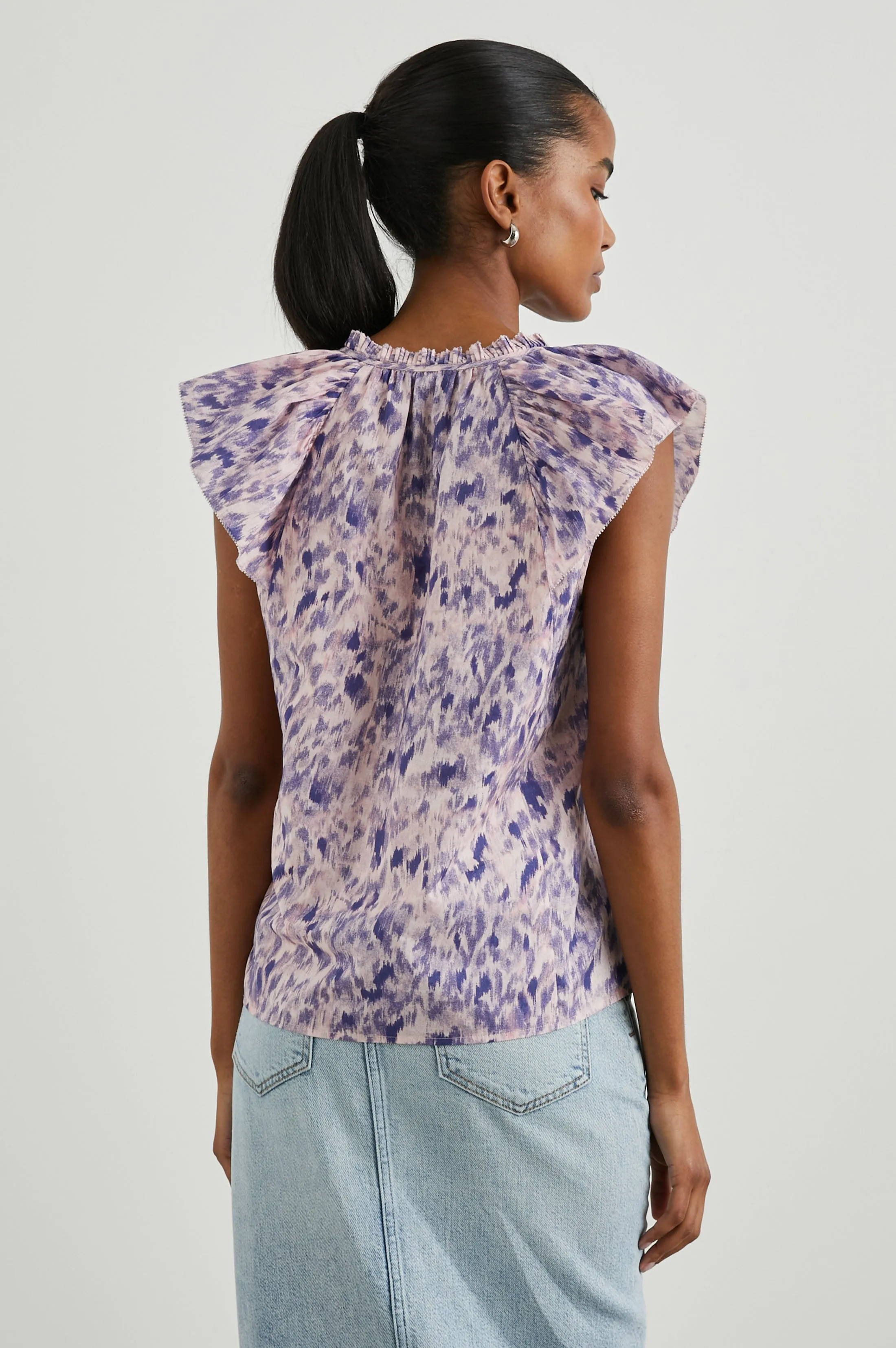 KARYSA TOP - PINK IKAT sold by Rails product image thumbnail 5
