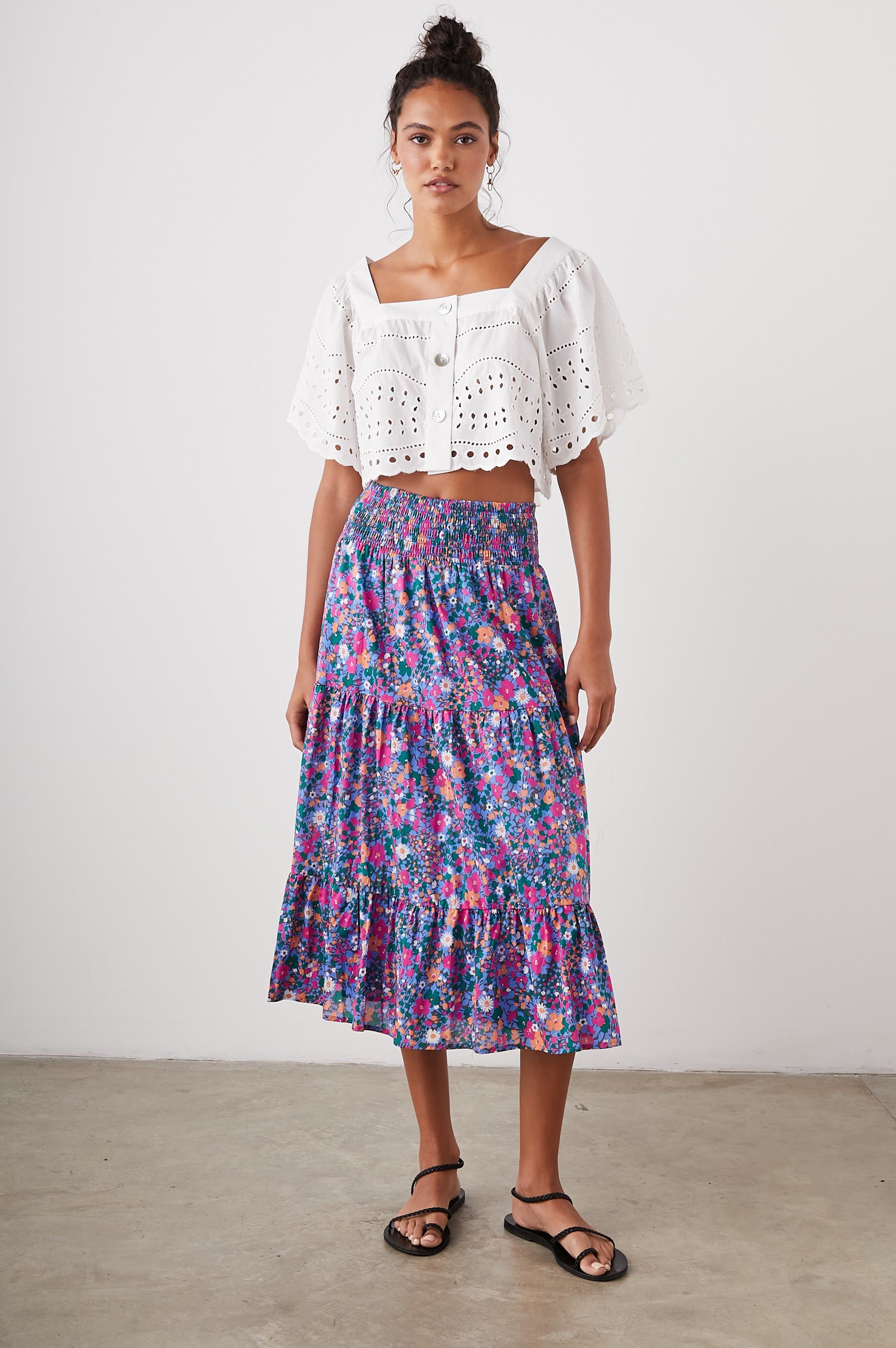 EDINA SKIRT - LEILANI FLORAL sold by Rails product image thumbnail 3