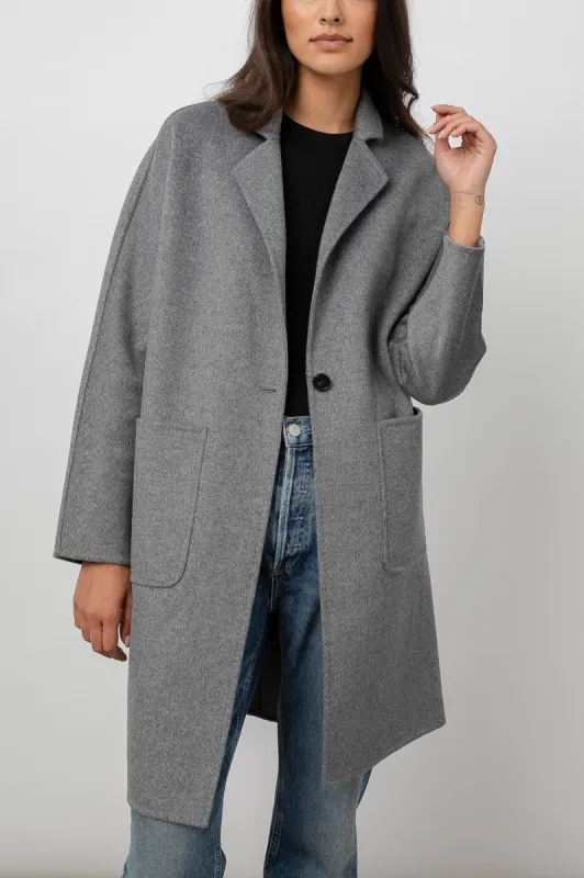 EVEREST COAT - HEATHER GREY sold by Rails