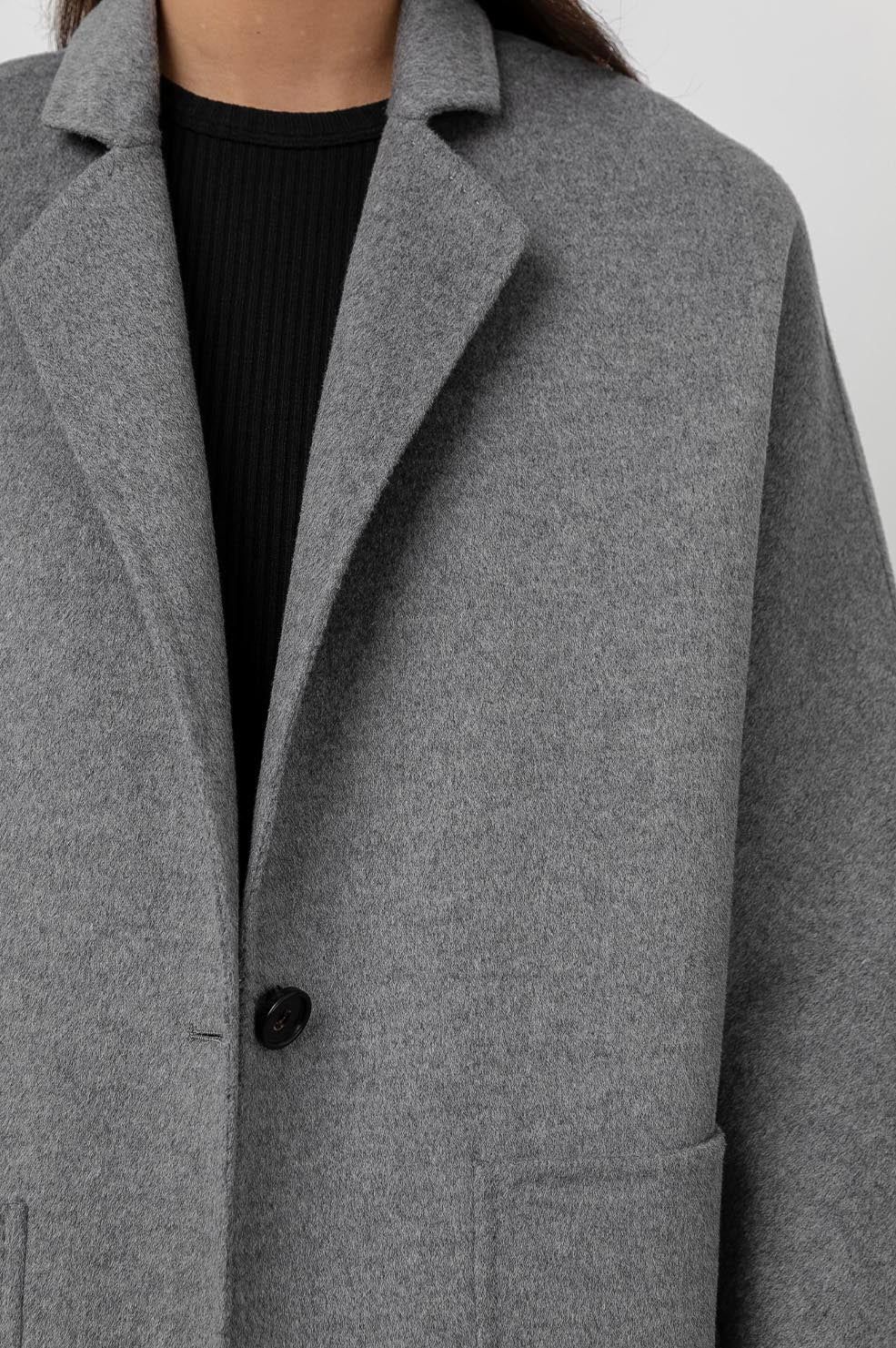 EVEREST COAT - HEATHER GREY sold by Rails product image thumbnail 3