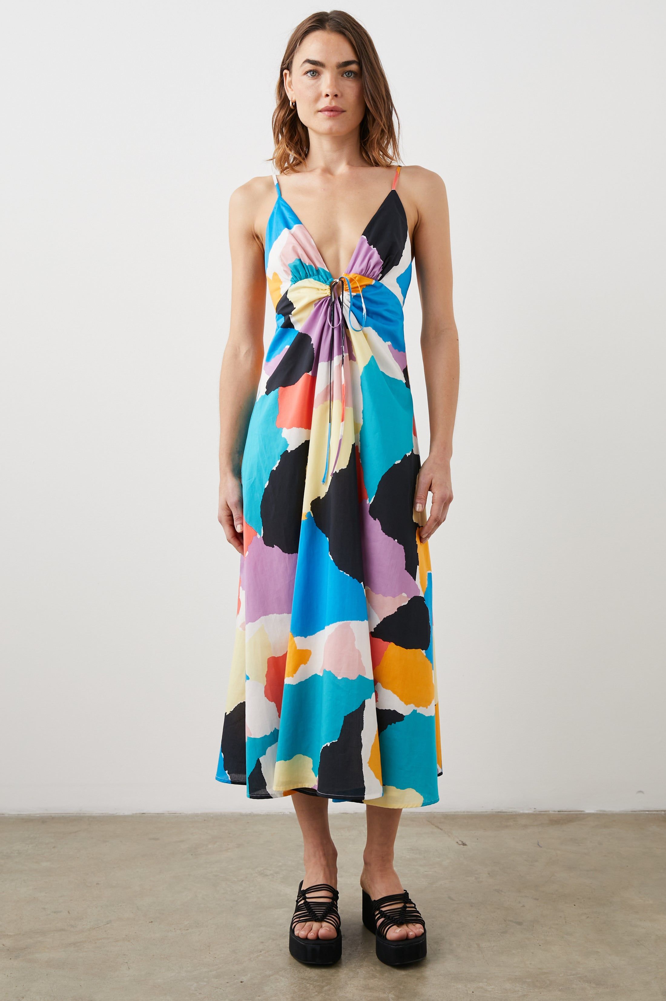 SABINA DRESS - SUMMER COLORBLOCK sold by Rails