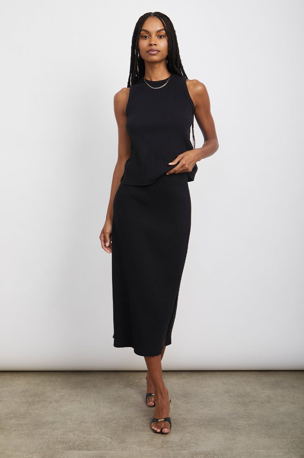 ANGIE SKIRT - TRUE BLACK sold by Rails product image thumbnail 3