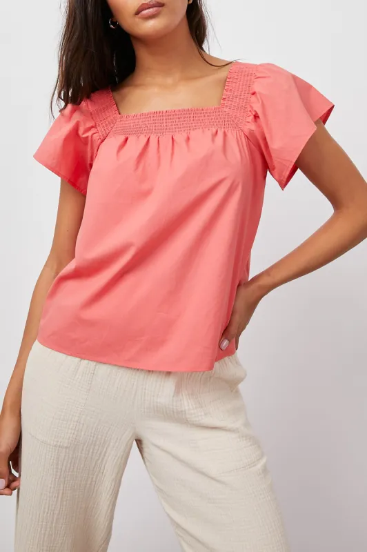 SONORA TOP - SPICED CORAL sold by Rails