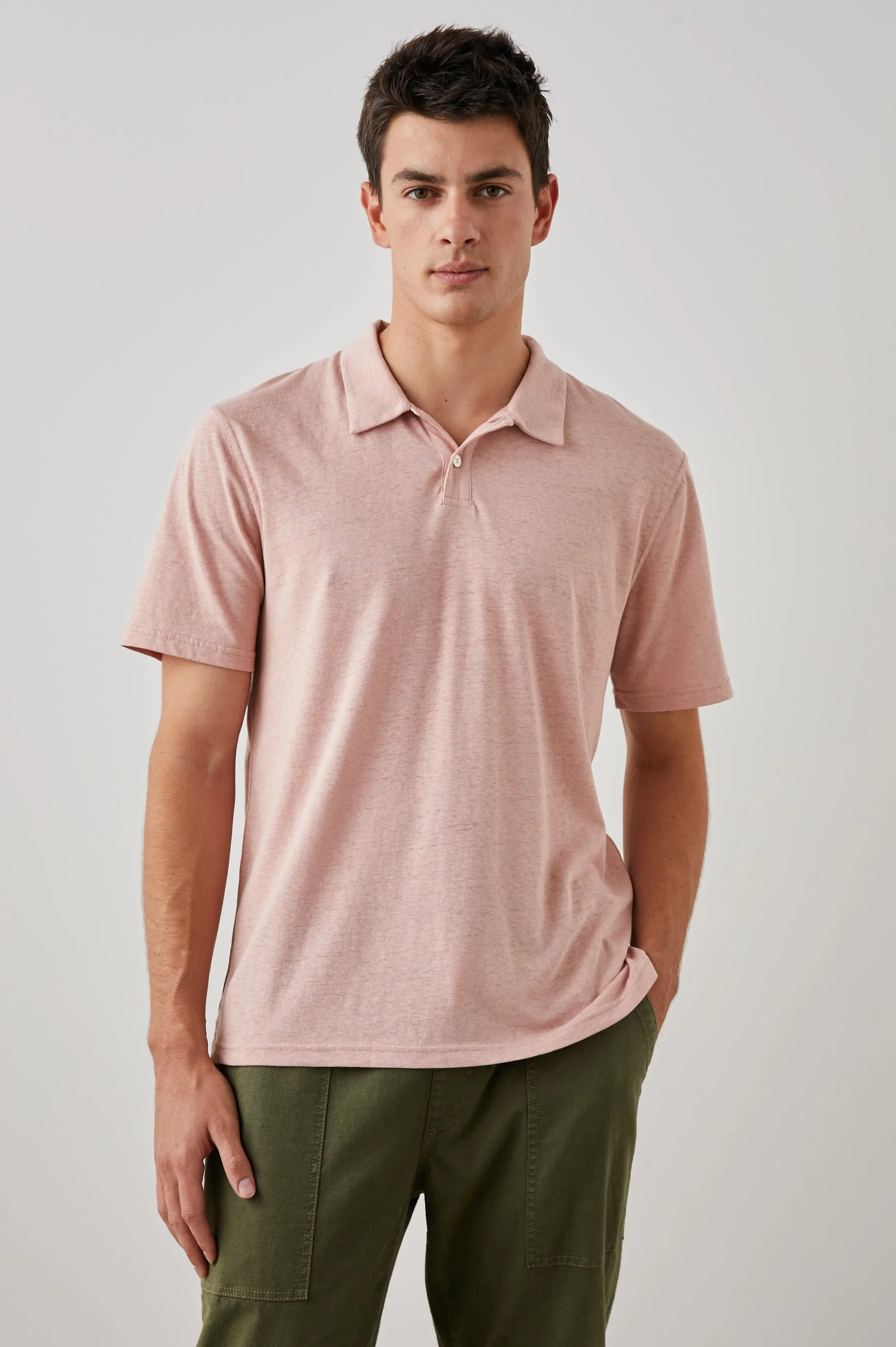 LEVANT POLO SHIRT - FLAMINGO sold by Rails