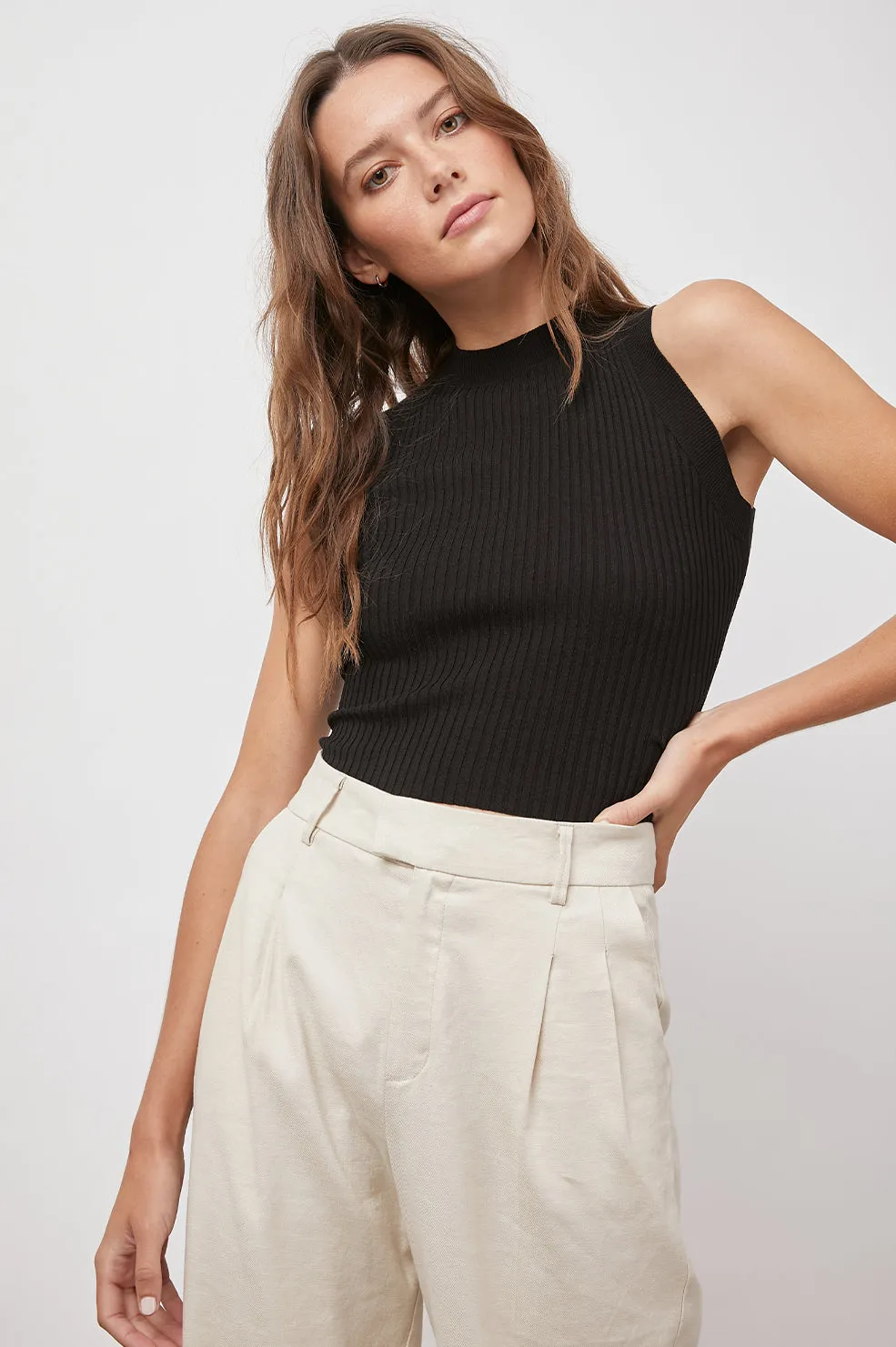 ZORA TOP - BLACK sold by Rails product image thumbnail 3