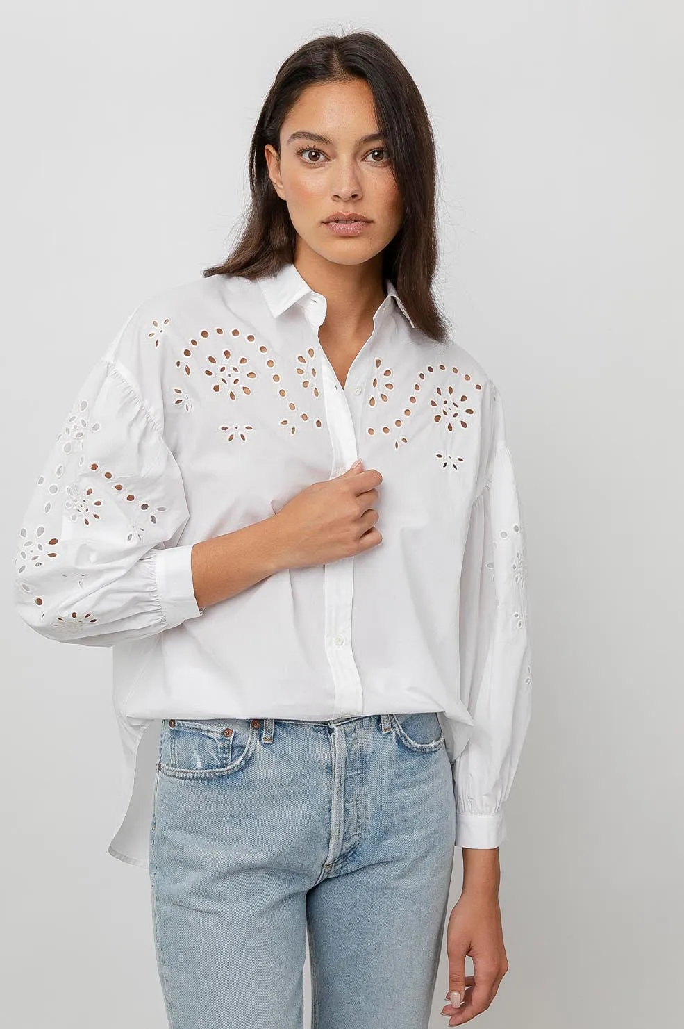 ALISTER SHIRT - WHITE sold by Rails product image thumbnail 4