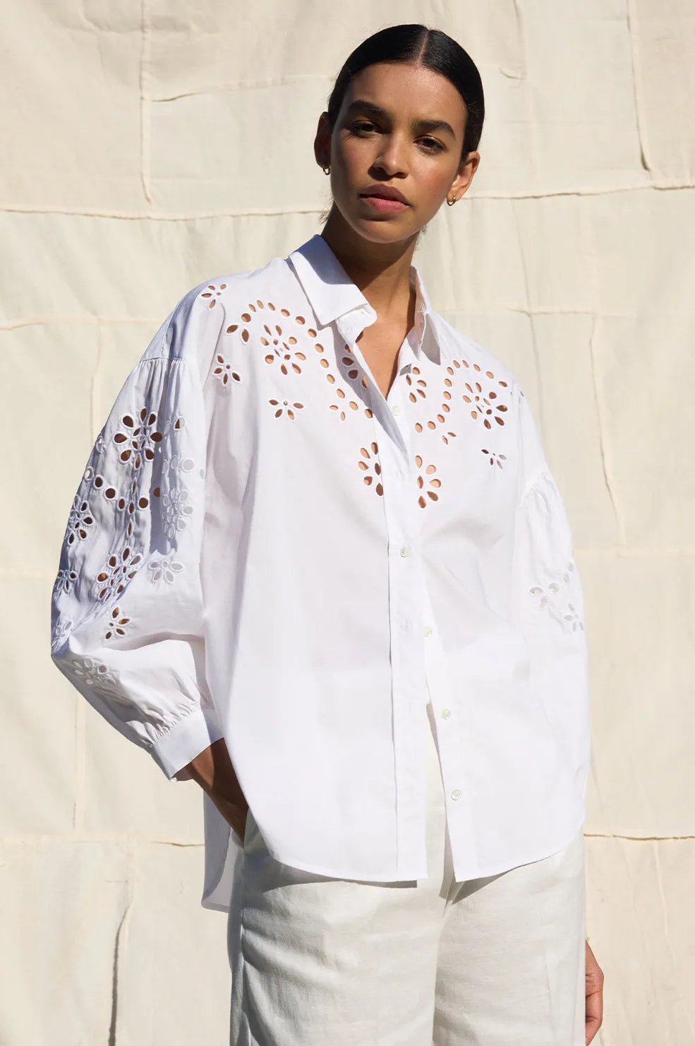 ALISTER SHIRT - WHITE sold by Rails product image thumbnail 2