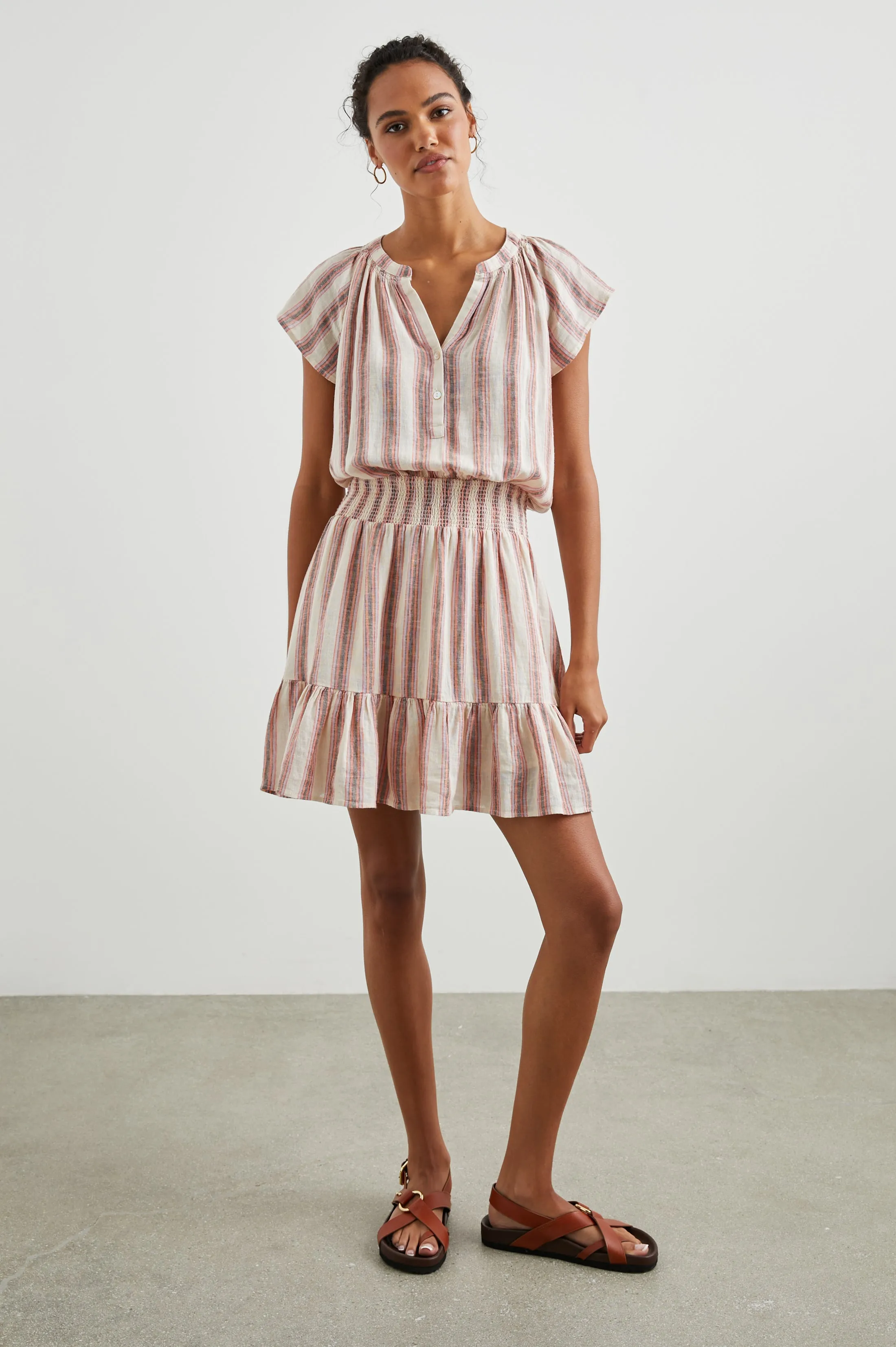 AUGUSTINE DRESS - CAMINO STRIPE sold by Rails product image thumbnail 3