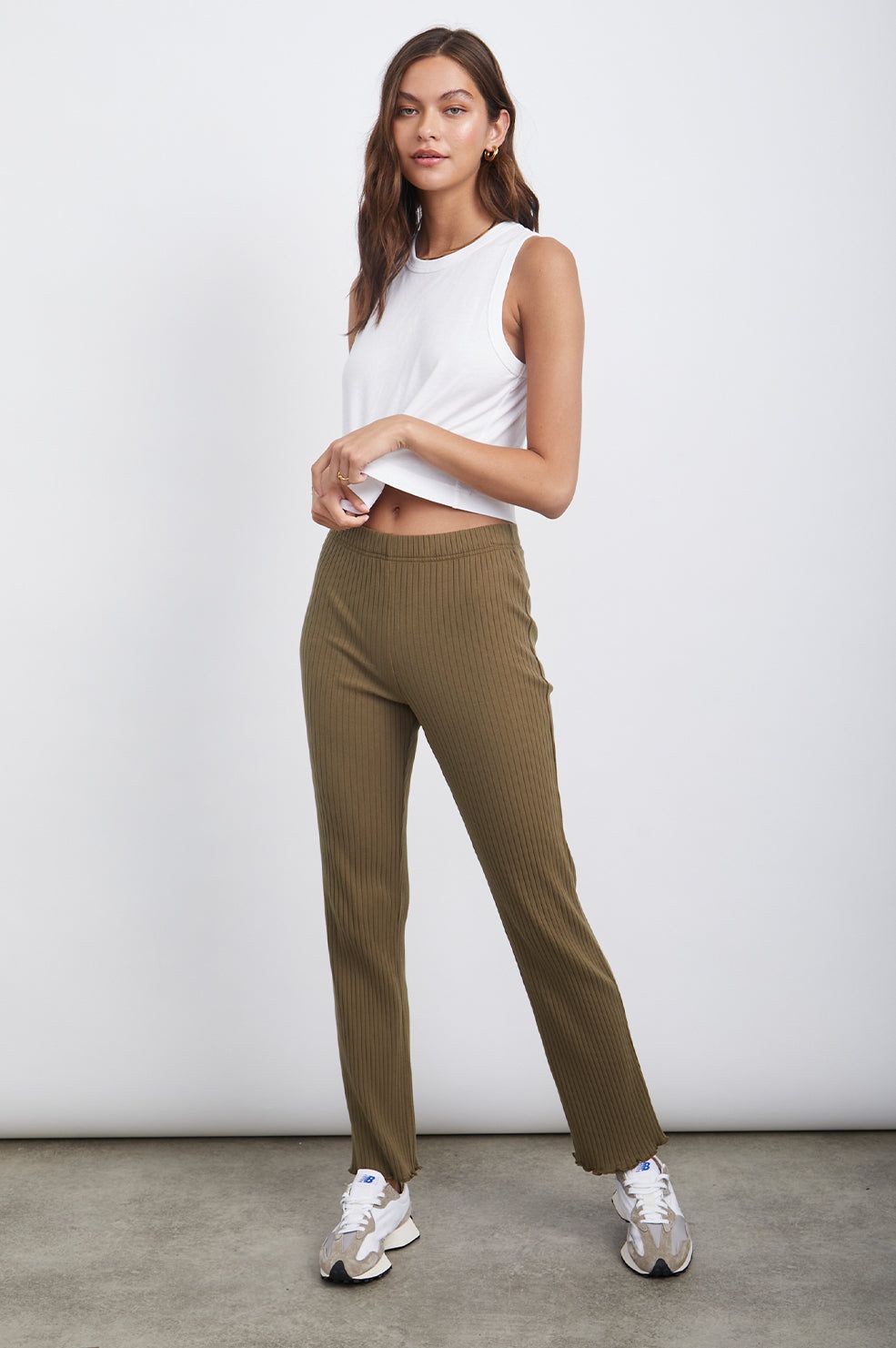 LUCA PANT - OLIVE sold by Rails product image thumbnail 3