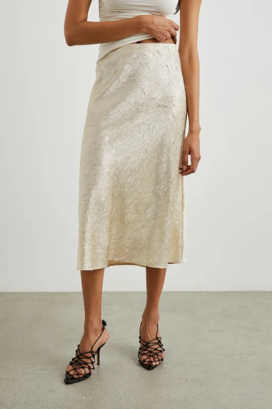 ANYA SKIRT - CHAMPAGNE sold by Rails