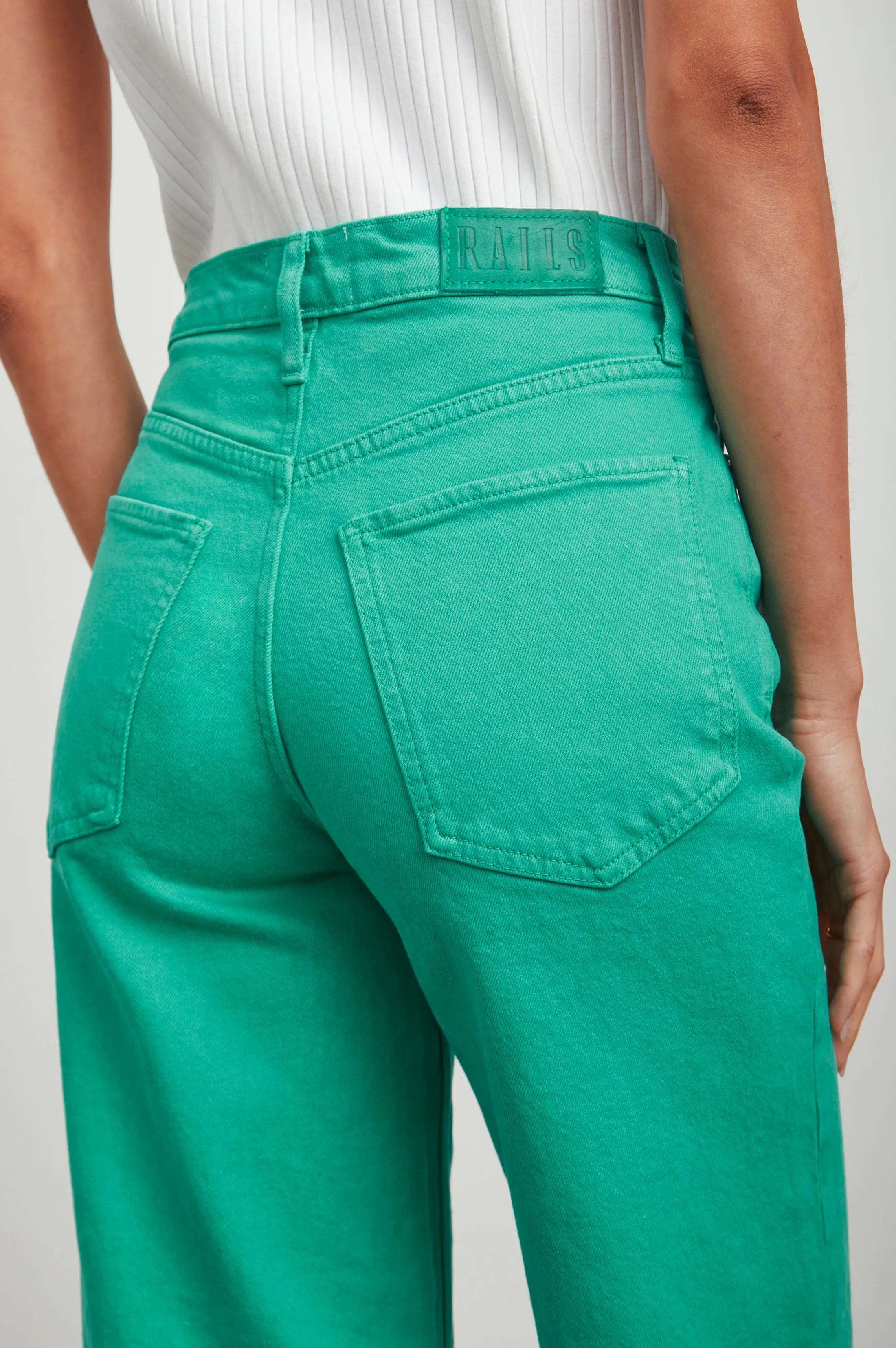 GETTY WIDE LEG - EMERALD sold by Rails product image thumbnail 2