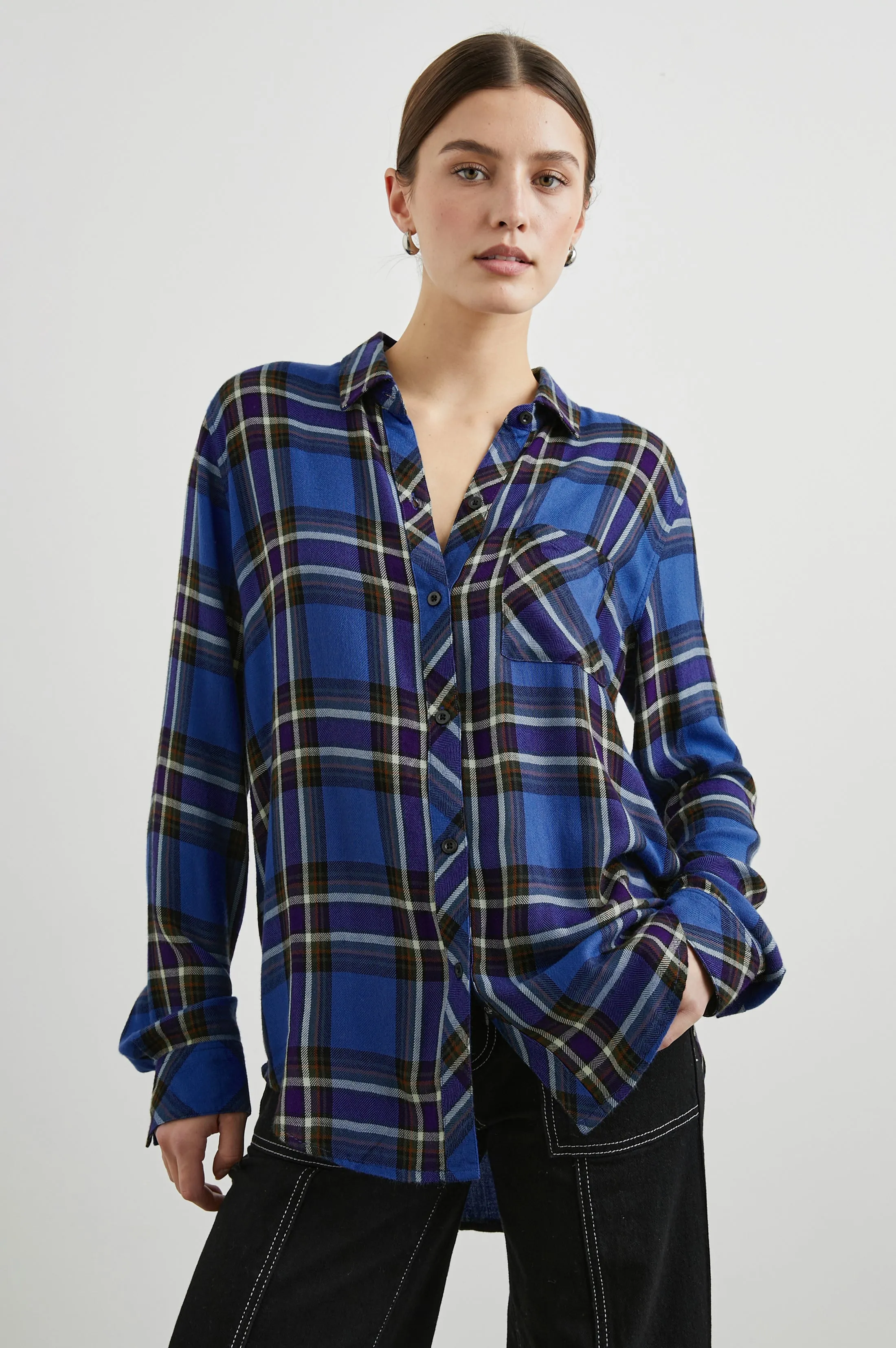 HUNTER SHIRT - SAPPHIRE INDIGO sold by Rails