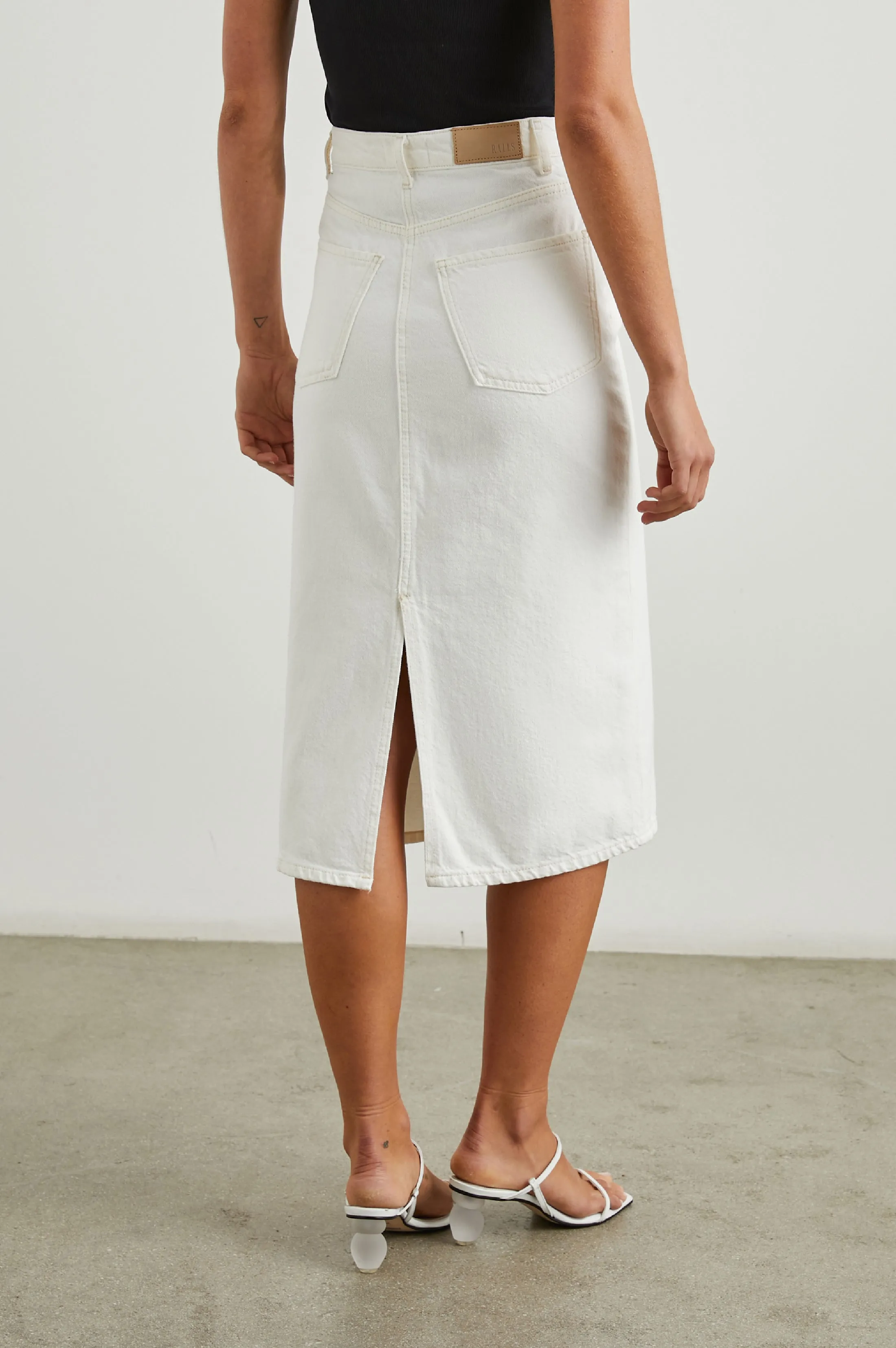 HIGHLAND SKIRT - ECRU sold by Rails product image thumbnail 5