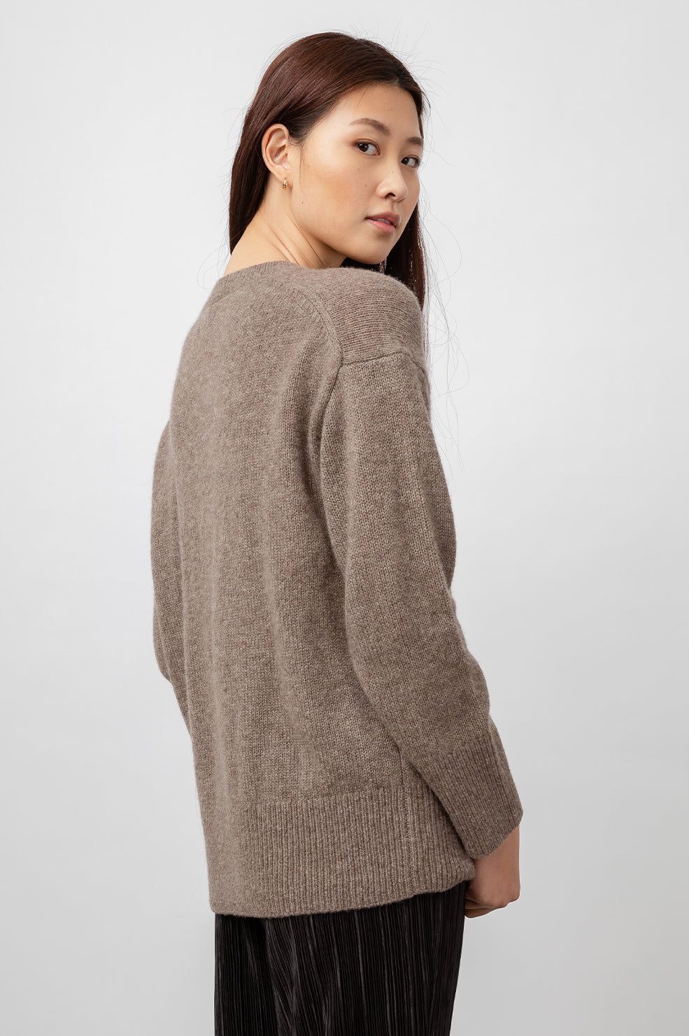 JUNO SWEATER - HAZELNUT sold by Rails product image thumbnail 4