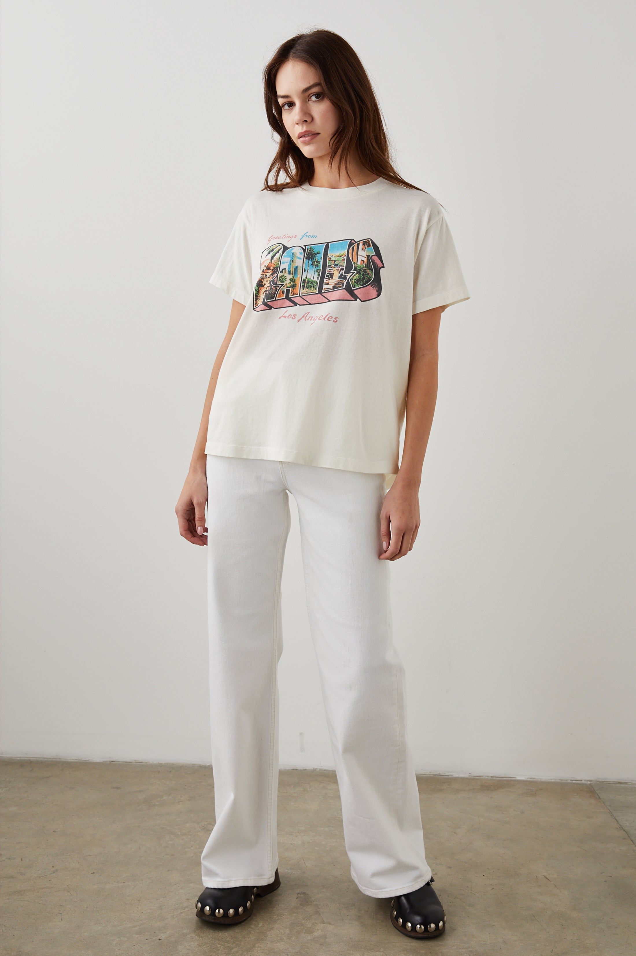 BOYFRIEND T-SHIRT - RAILS LA POSTCARD sold by Rails product image thumbnail 4