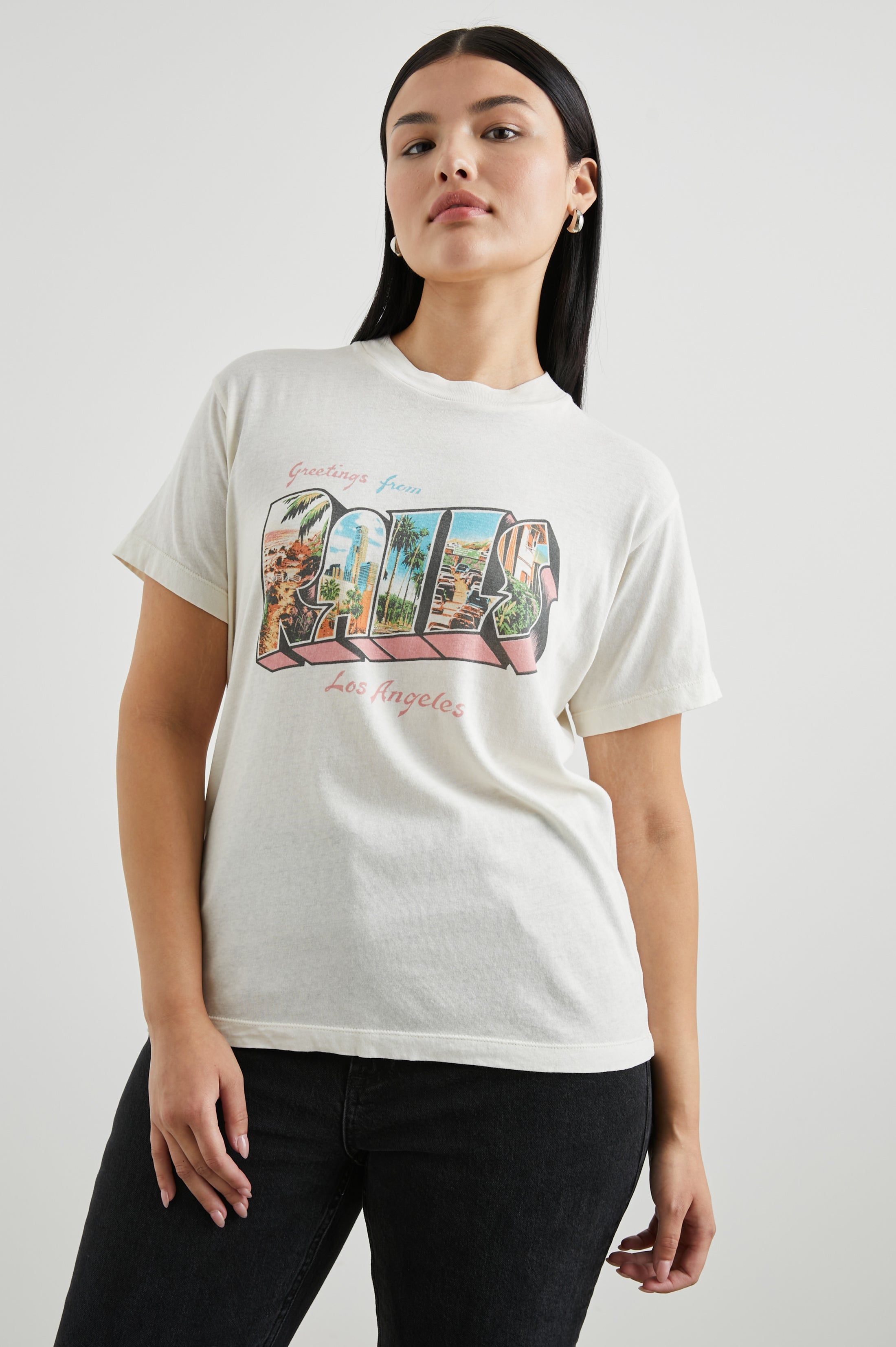 BOYFRIEND T-SHIRT - RAILS LA POSTCARD sold by Rails product image thumbnail 7