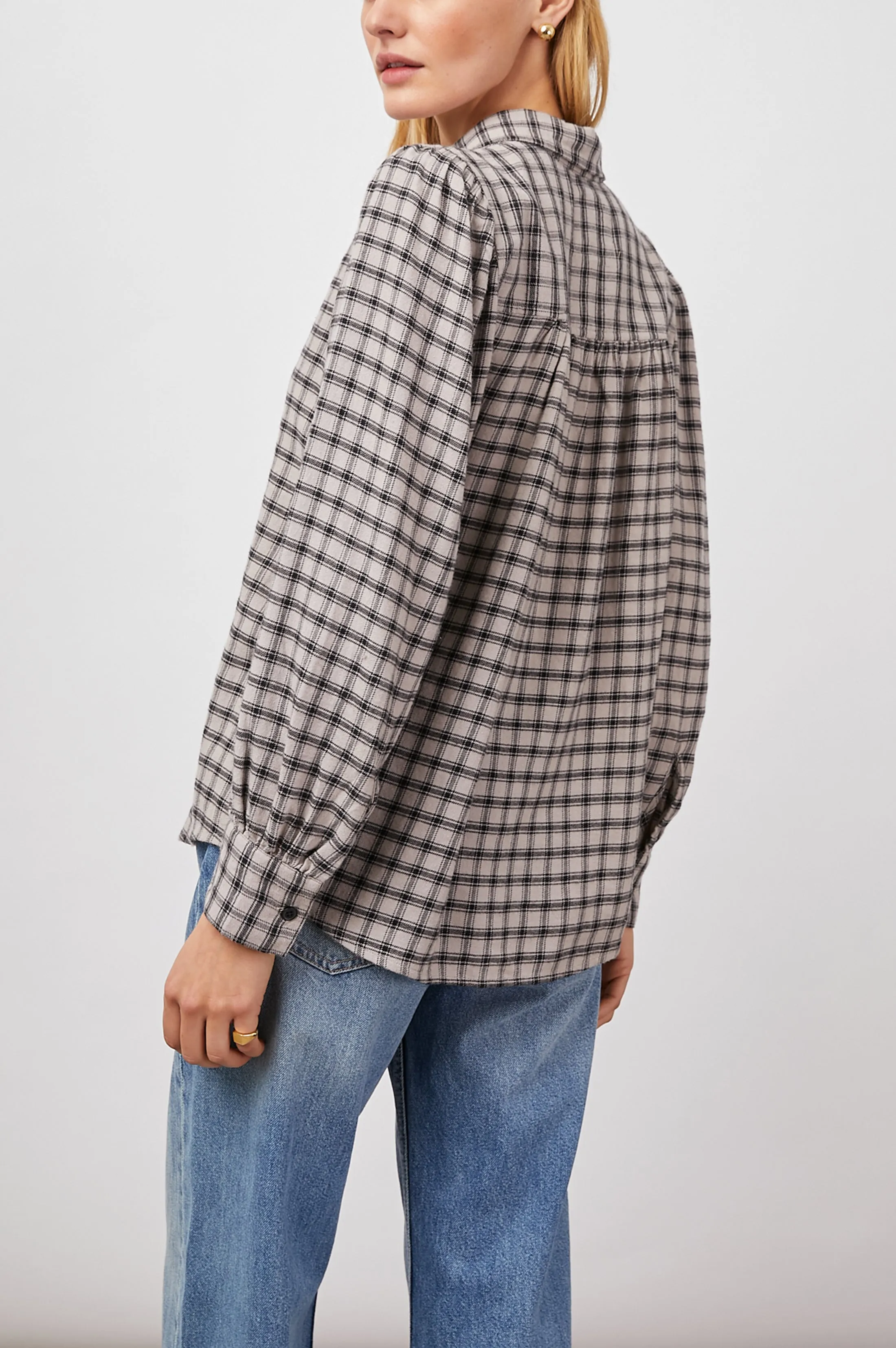 ANGELICA SHIRT - MALT ONYX sold by Rails product image thumbnail 5