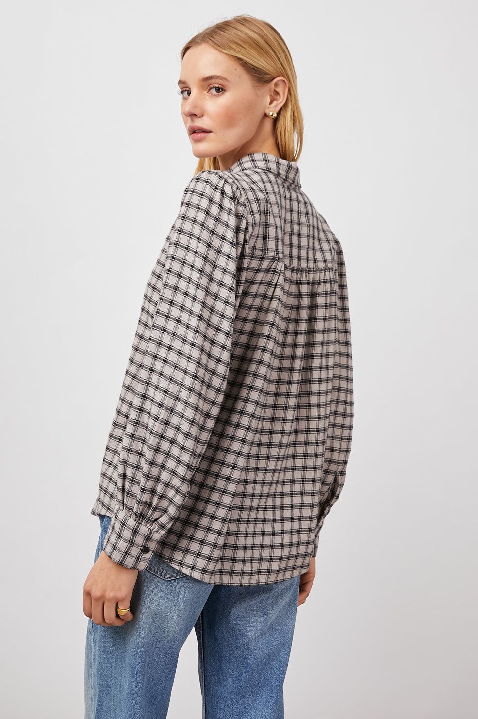 ANGELICA SHIRT - MALT ONYX sold by Rails product image thumbnail 5