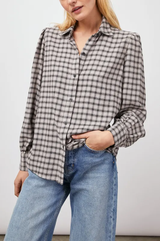 ANGELICA SHIRT - MALT ONYX sold by Rails