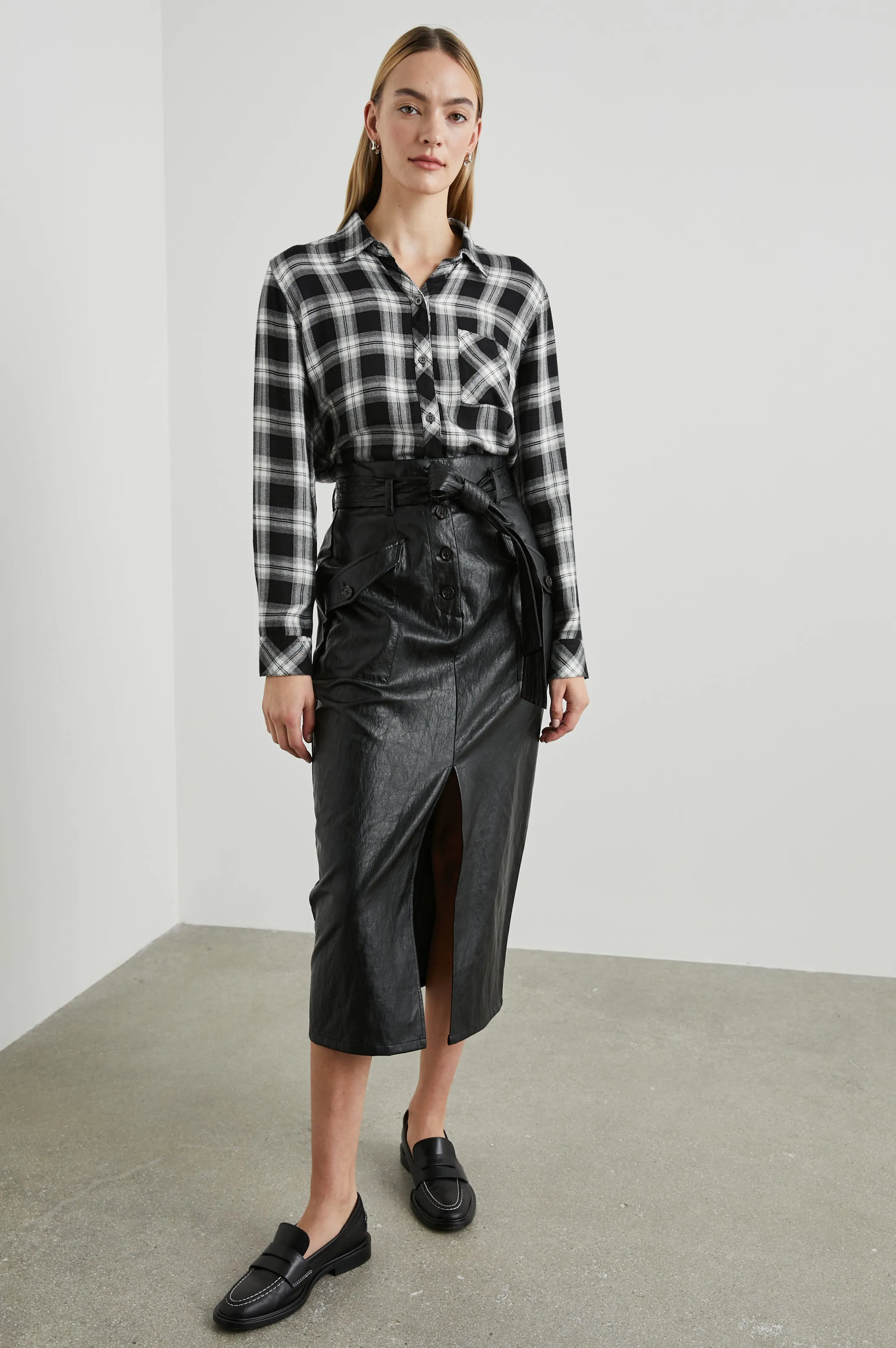 HUNTER SHIRT - MIDNIGHT SNOW sold by Rails product image thumbnail 3