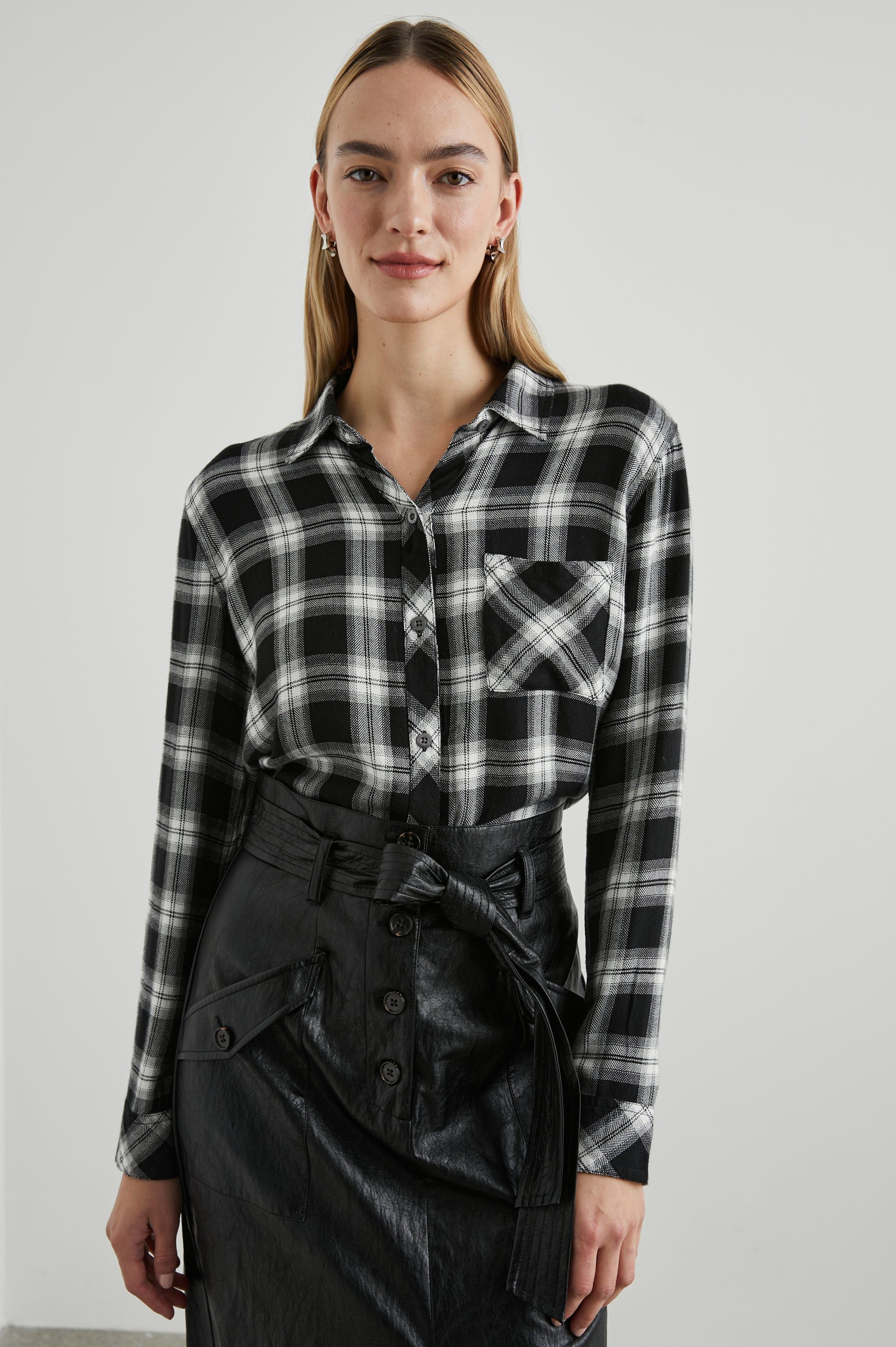 HUNTER SHIRT - MIDNIGHT SNOW sold by Rails