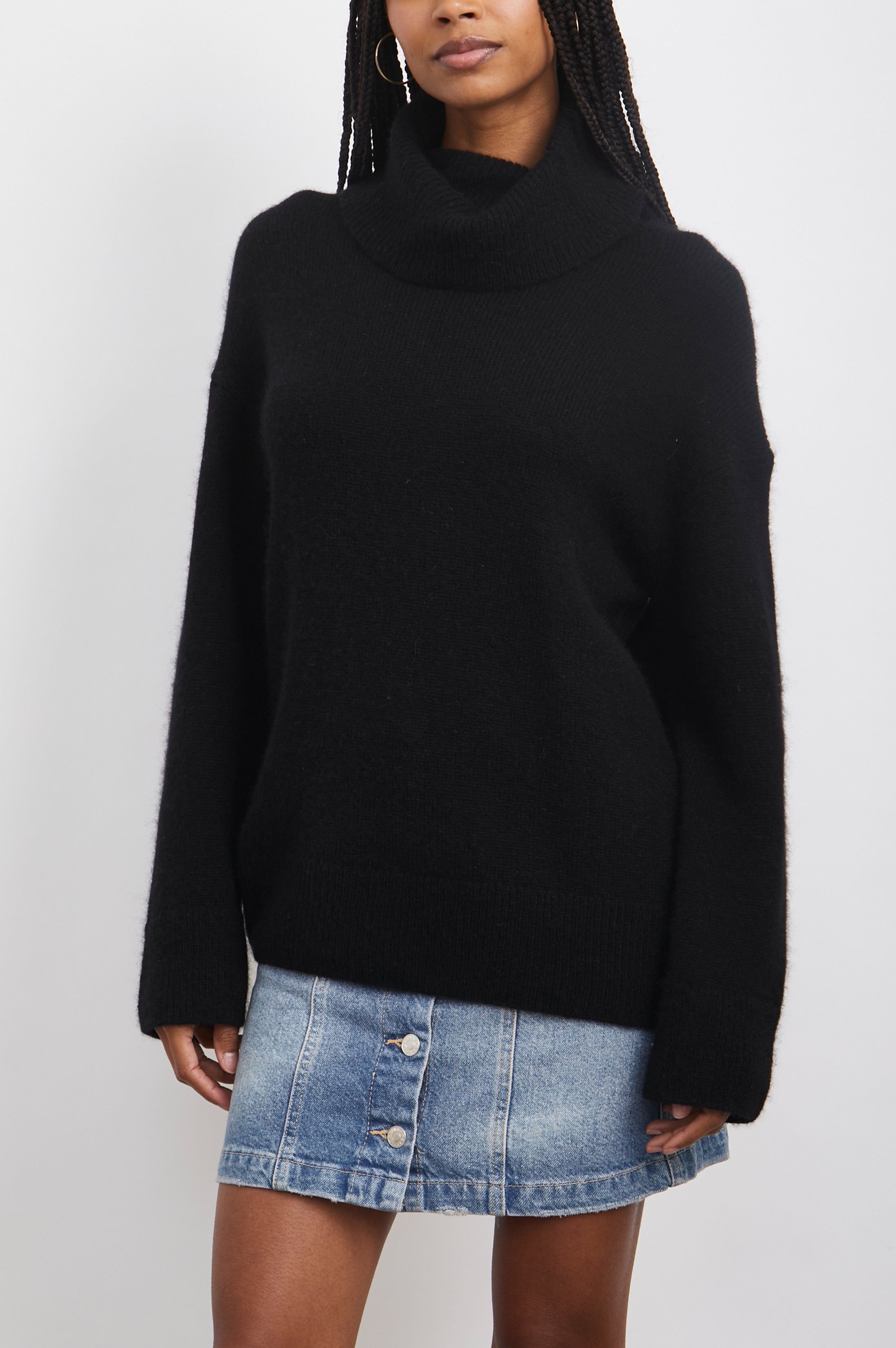 IMOGEN SWEATER - BLACK sold by Rails