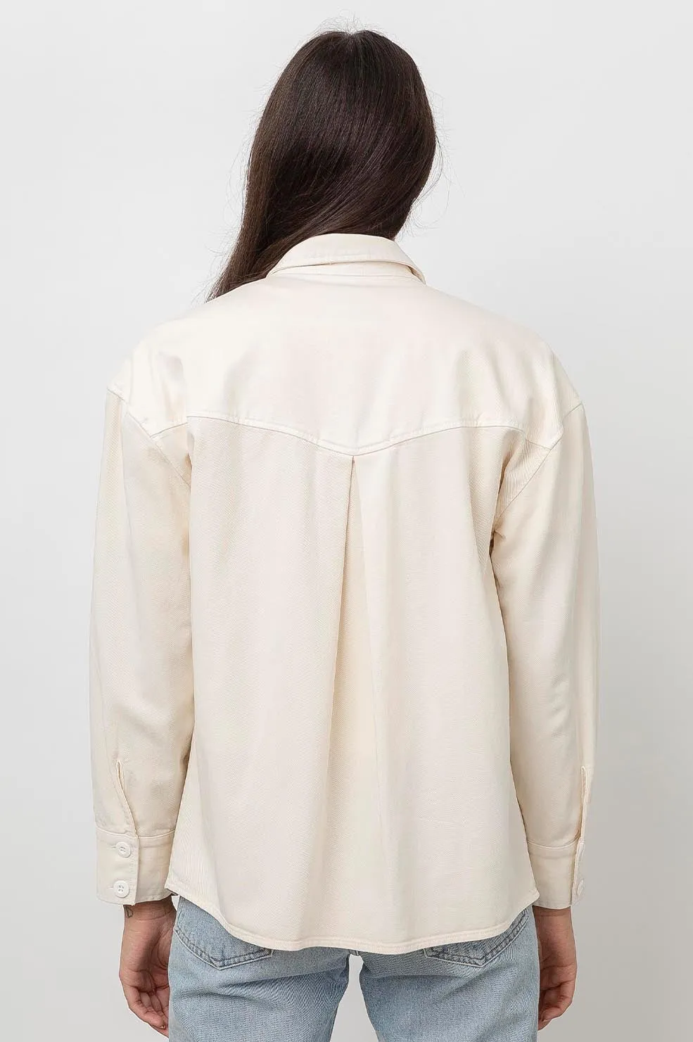 AUGUST SHIRT JACKET - ECRU sold by Rails product image thumbnail 4