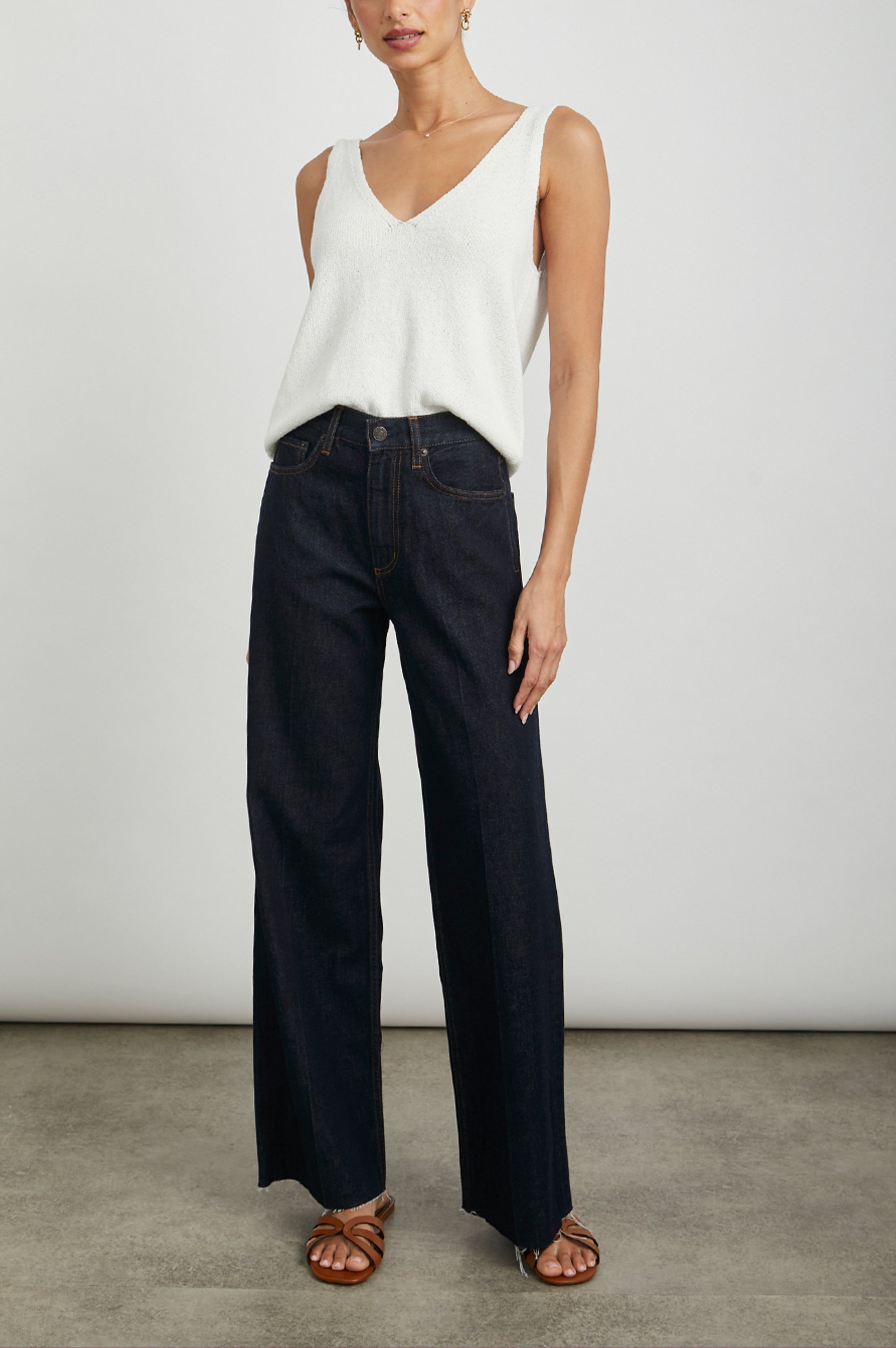 GETTY WIDE LEG - MIDNIGHT BLUES sold by Rails product image thumbnail 3