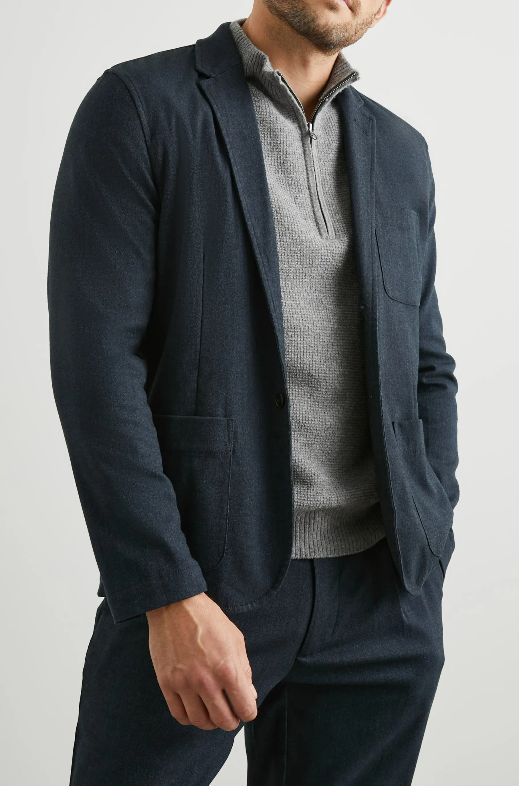 IDRIS BLAZER - DARK NAVY sold by Rails product image thumbnail 2