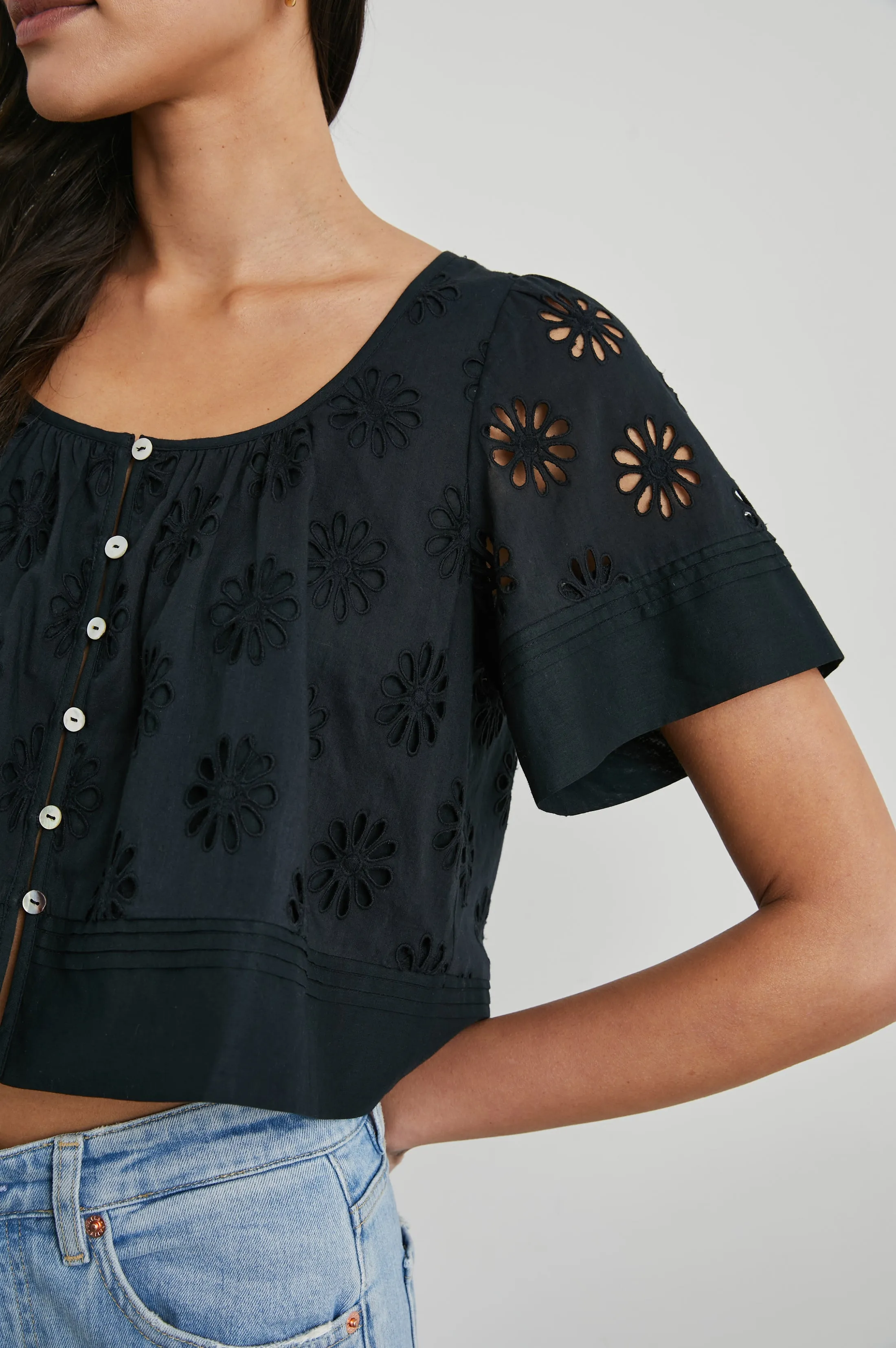 BAMBINA TOP - BLACK sold by Rails product image thumbnail 2