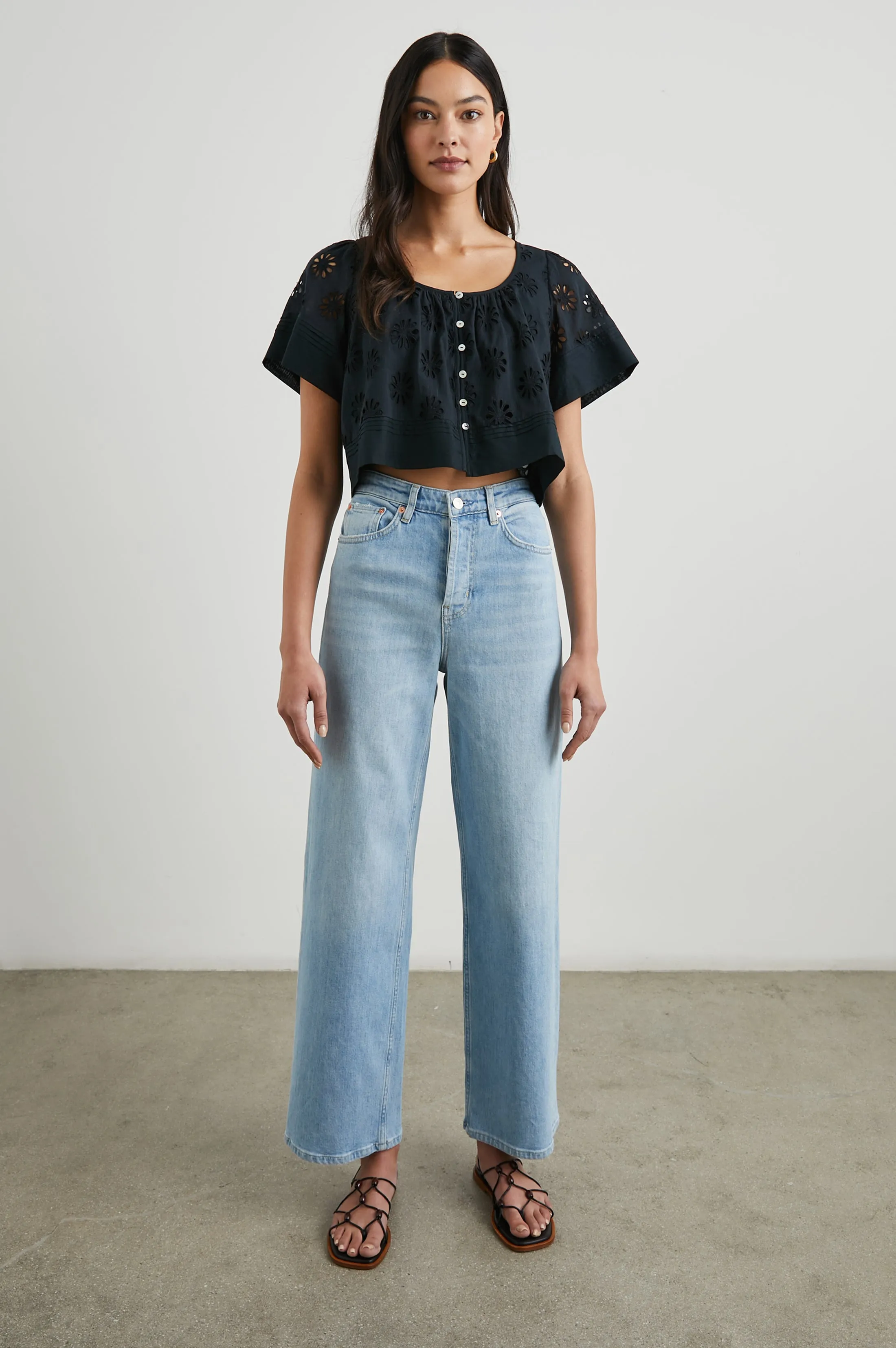 BAMBINA TOP - BLACK sold by Rails product image thumbnail 3