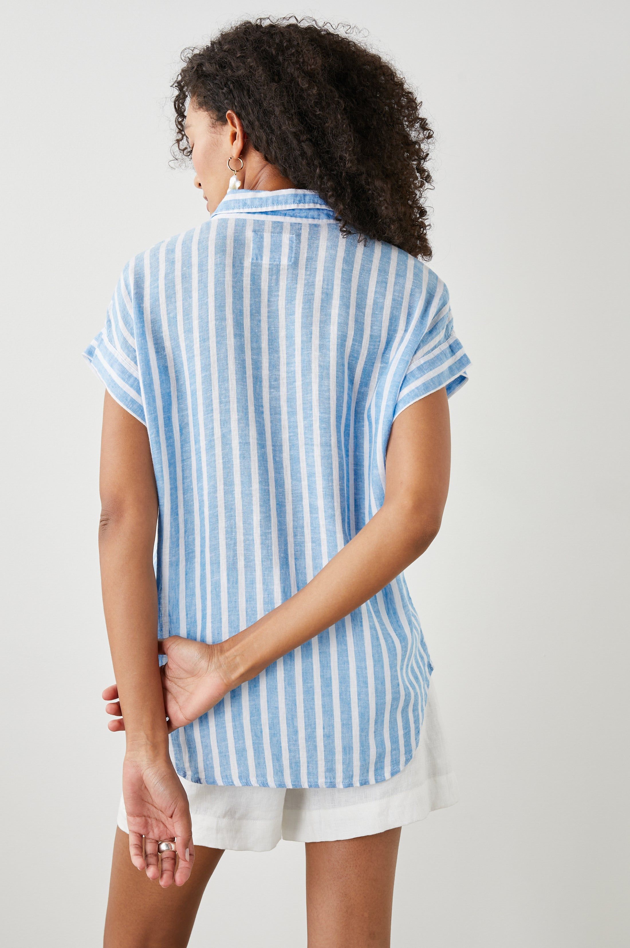 CITO SHIRT - LAKE STRIPE sold by Rails product image thumbnail 4