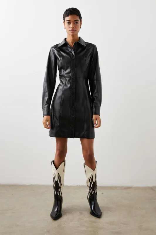 RUBY DRESS - BLACK sold by Rails