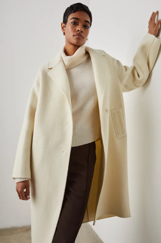 LORE COAT - IVORY sold by Rails