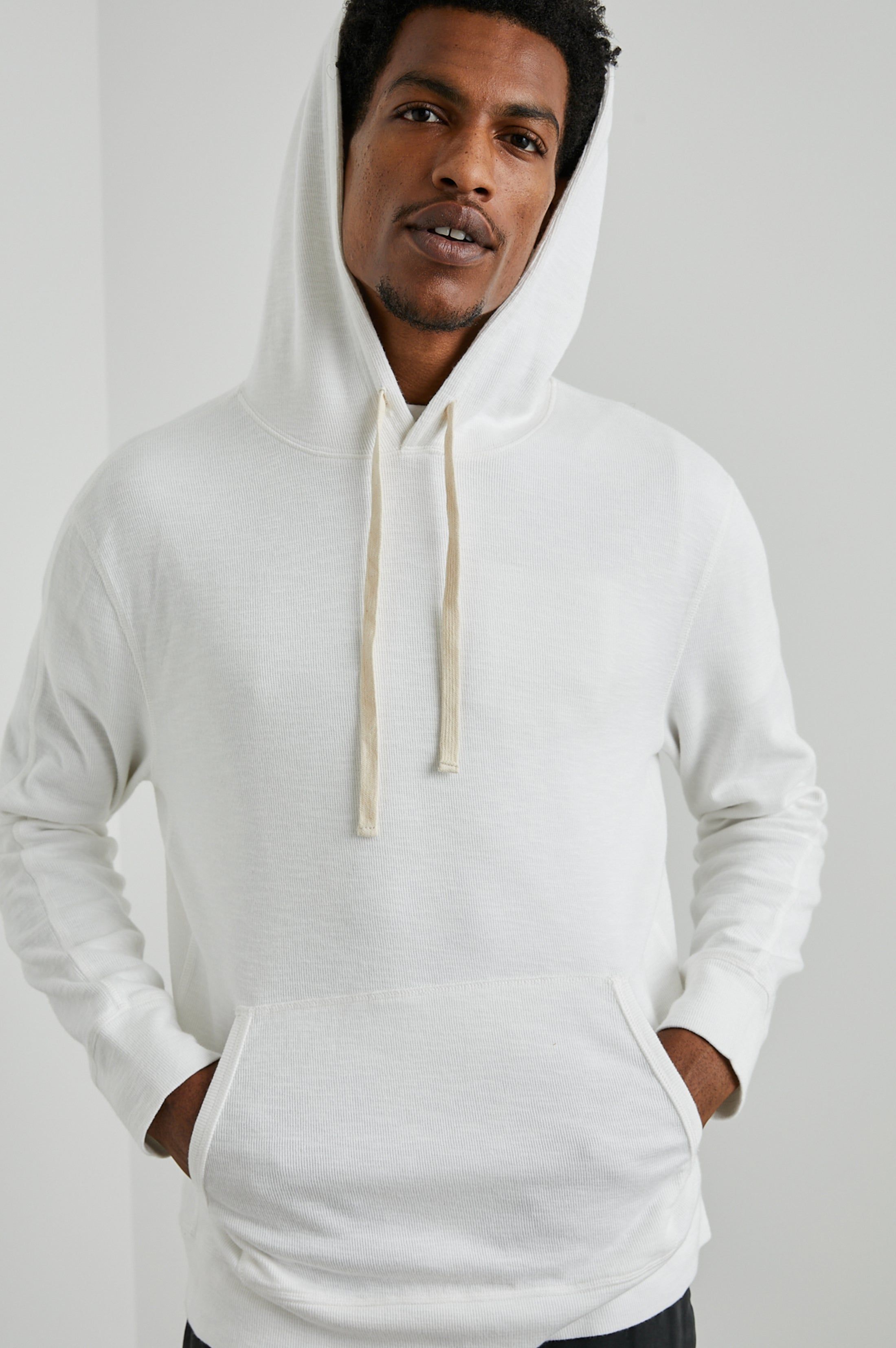 MAMMOTH HOODIE - WHITECAP sold by Rails product image thumbnail 3