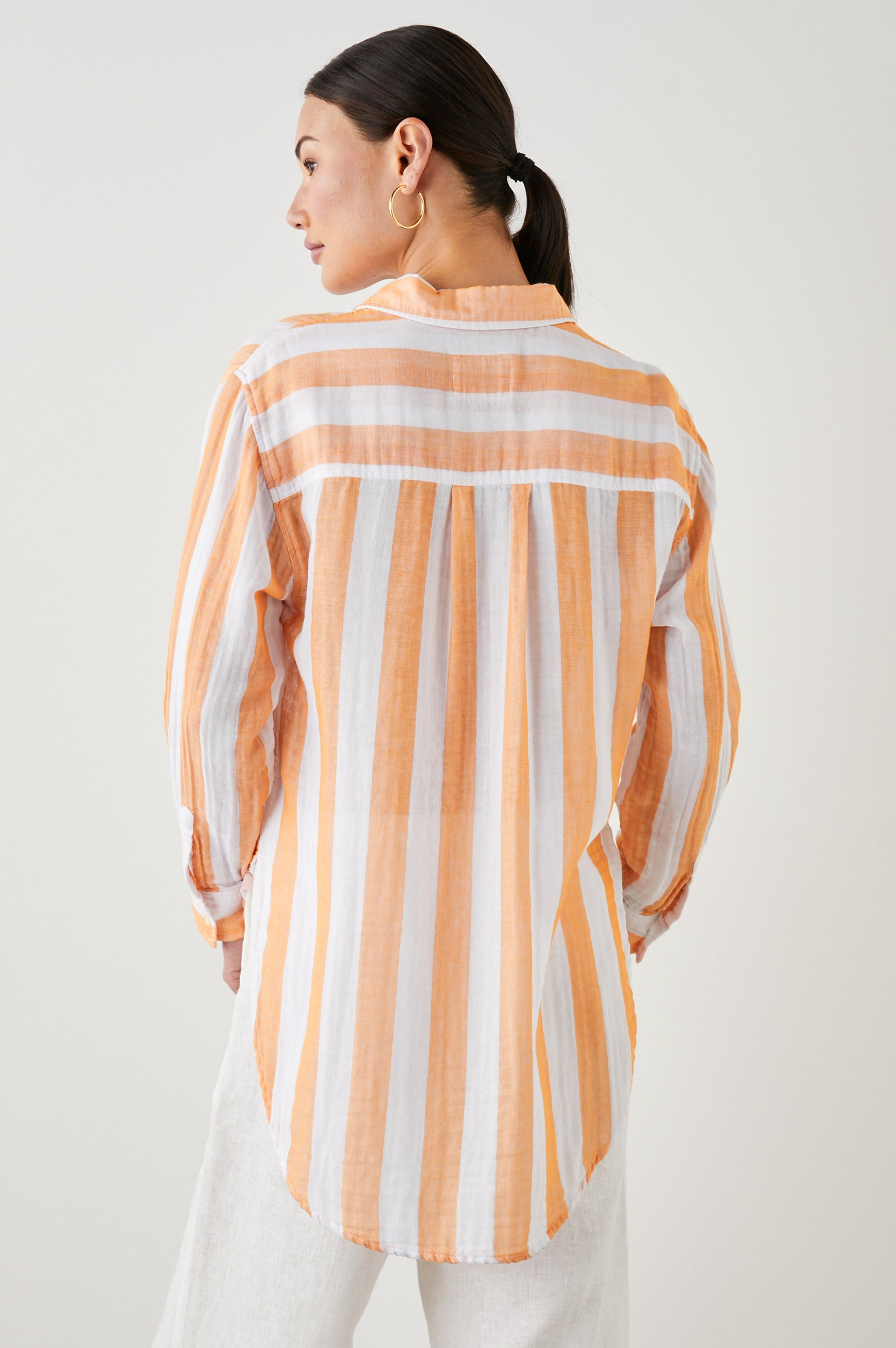JAYLIN SHIRT - ORTONA STRIPE sold by Rails product image thumbnail 6