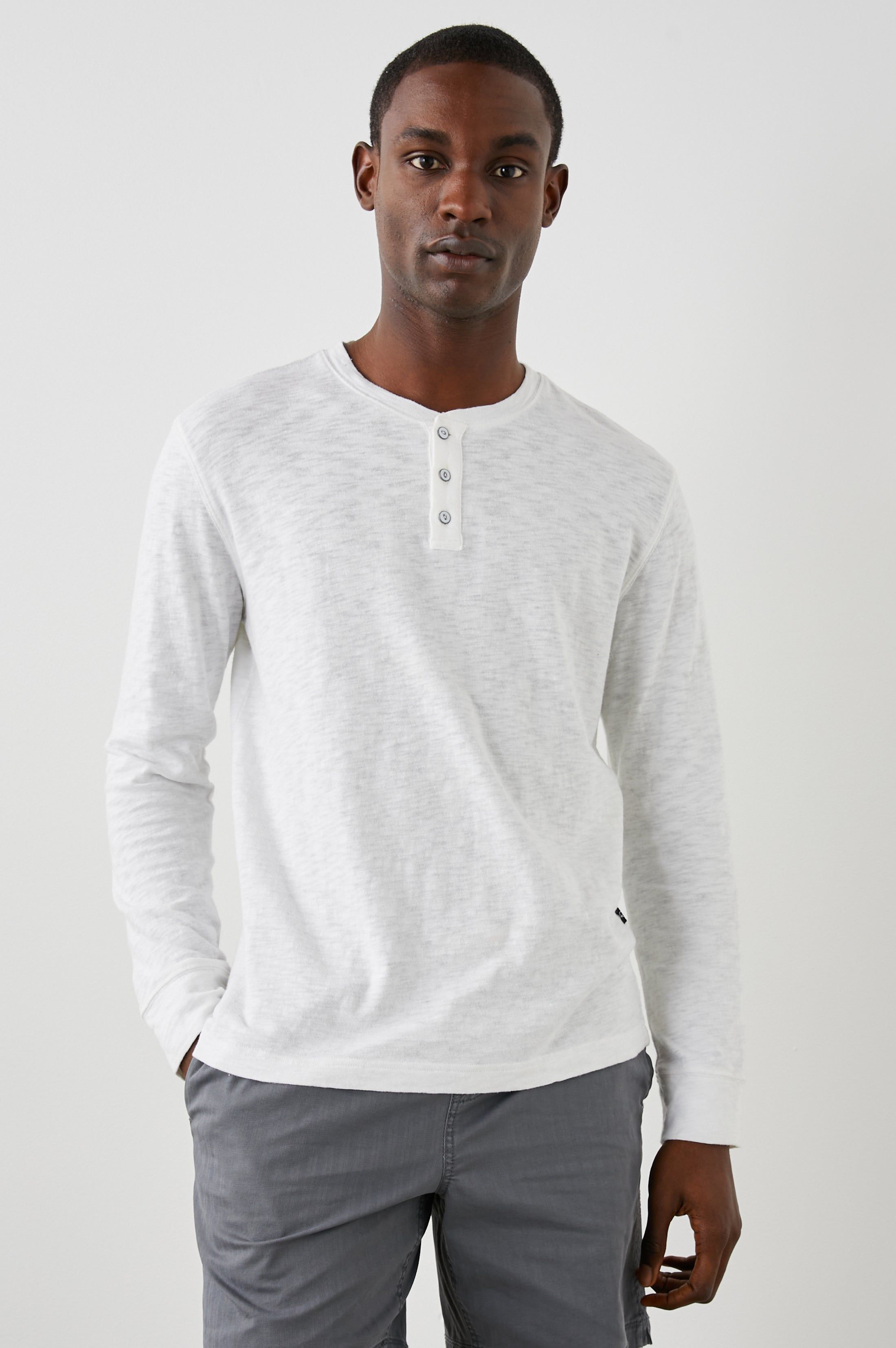 SKHI HENLEY - WHITE sold by Rails product image thumbnail 4