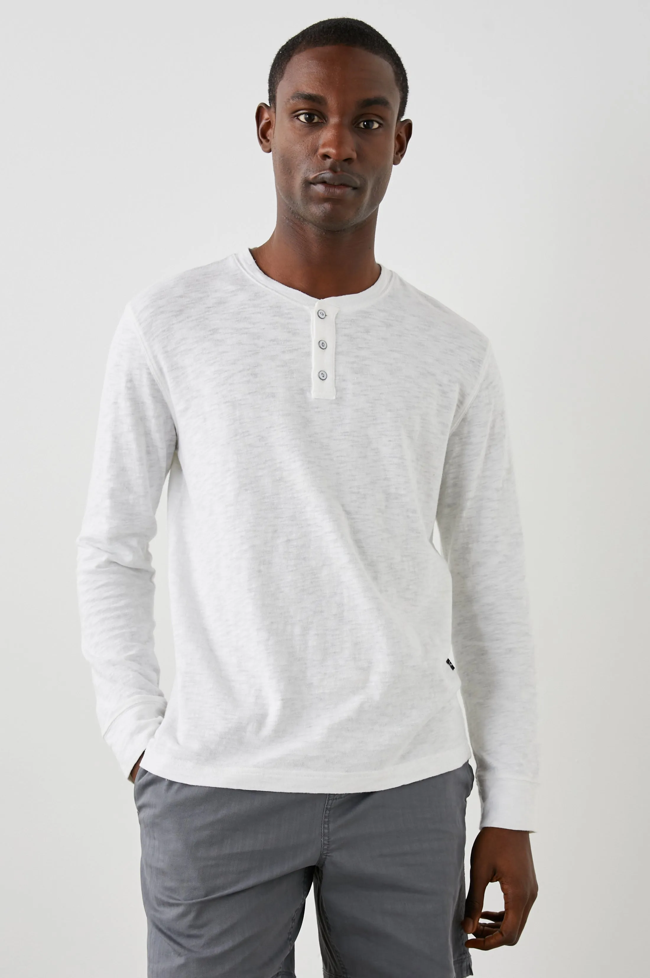 SKHI HENLEY - WHITE sold by Rails product image thumbnail 4