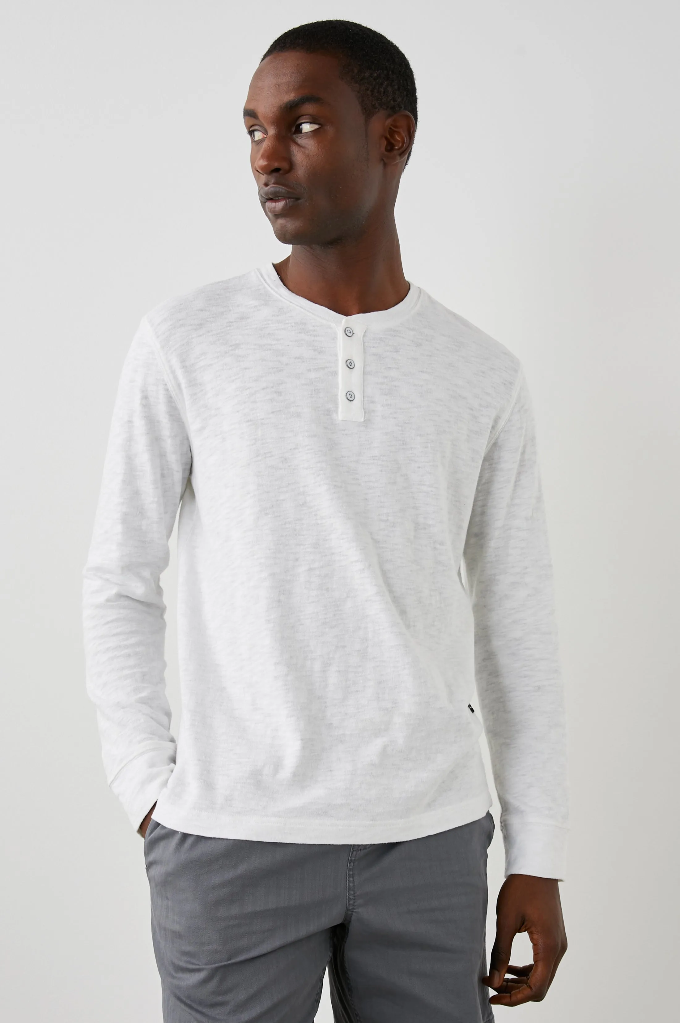 SKHI HENLEY - WHITE sold by Rails product image thumbnail 3