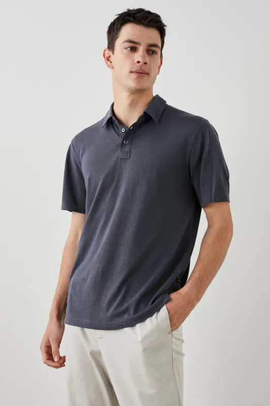 LEVANT POLO SHIRT - WRAITH sold by Rails