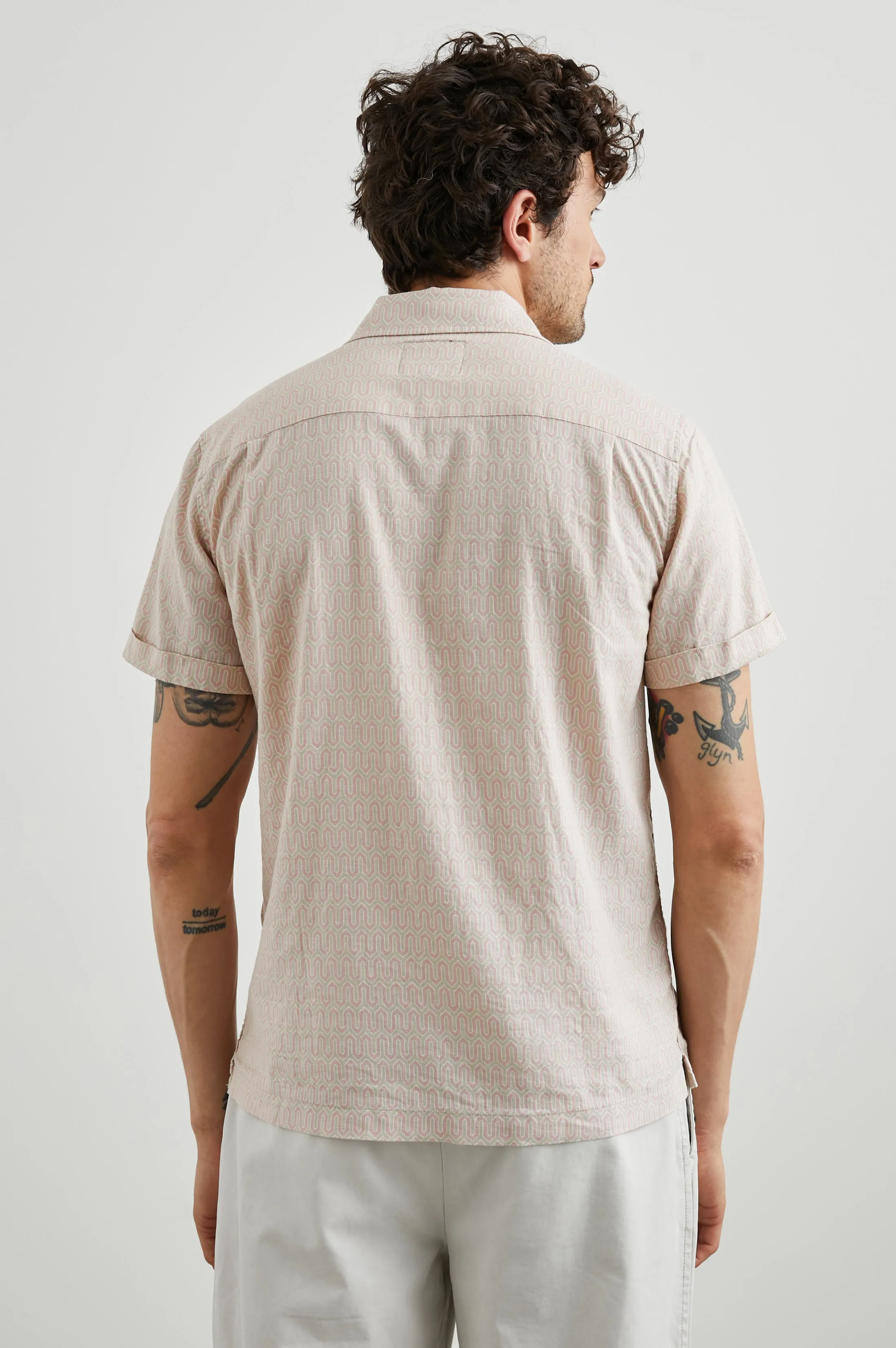 WAIMEA SHIRT - WISHBONE MAUVE sold by Rails product image thumbnail 5