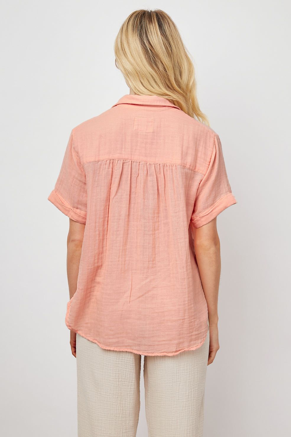 SAVANNAH SHIRT - FLAMINGO sold by Rails product image thumbnail 5
