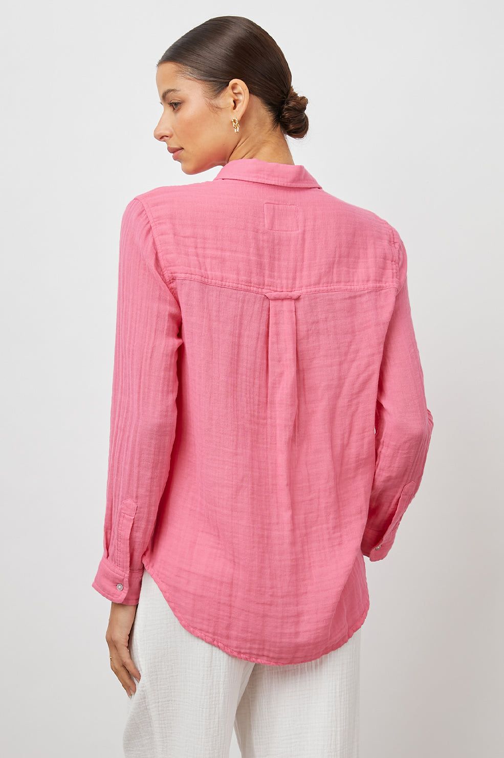 ELLIS SHIRT - MALIBU PINK sold by Rails product image thumbnail 5