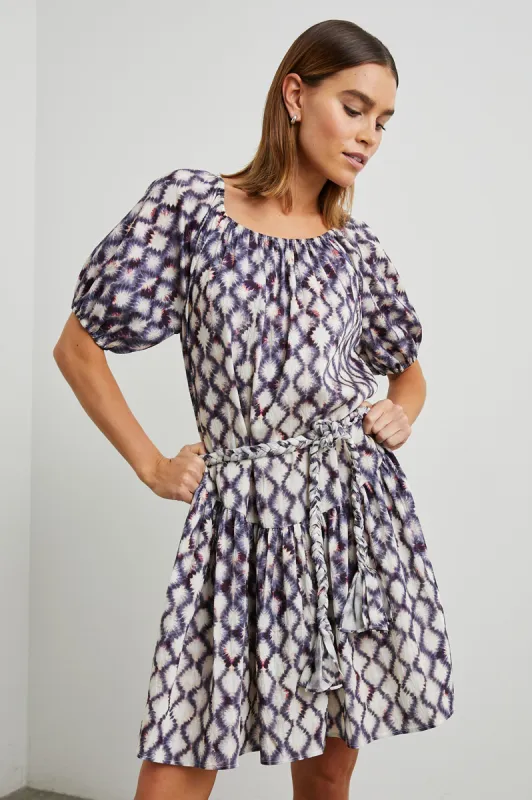 EMMALINE DRESS - IRIS SHIBORI sold by Rails