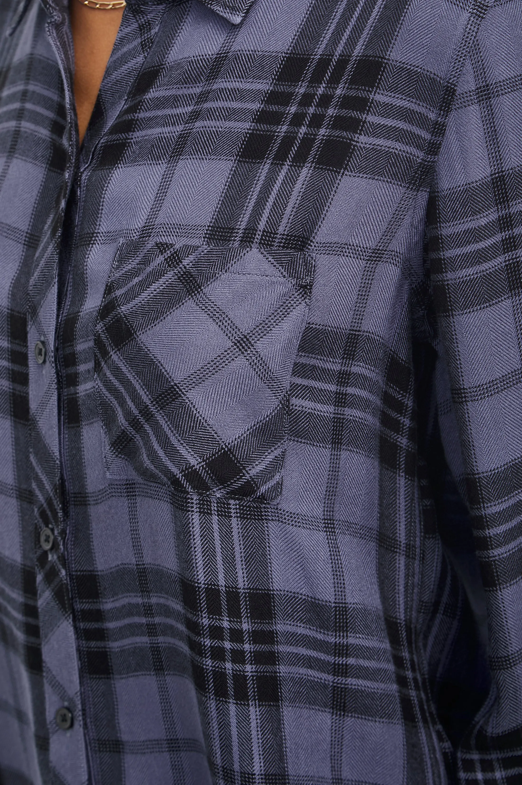 HUNTER SHIRT - SAPPHIRE ASH sold by Rails product image thumbnail 2