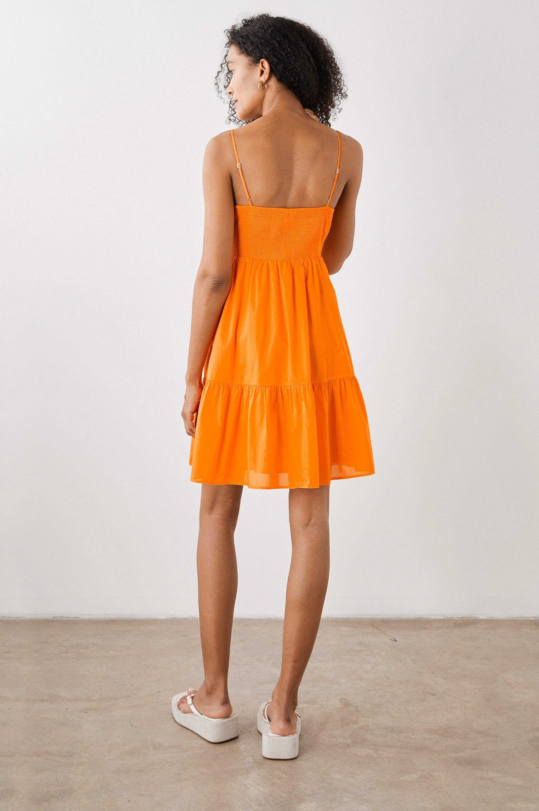 CHRISSY DRESS - TANGERINE sold by Rails product image thumbnail 5
