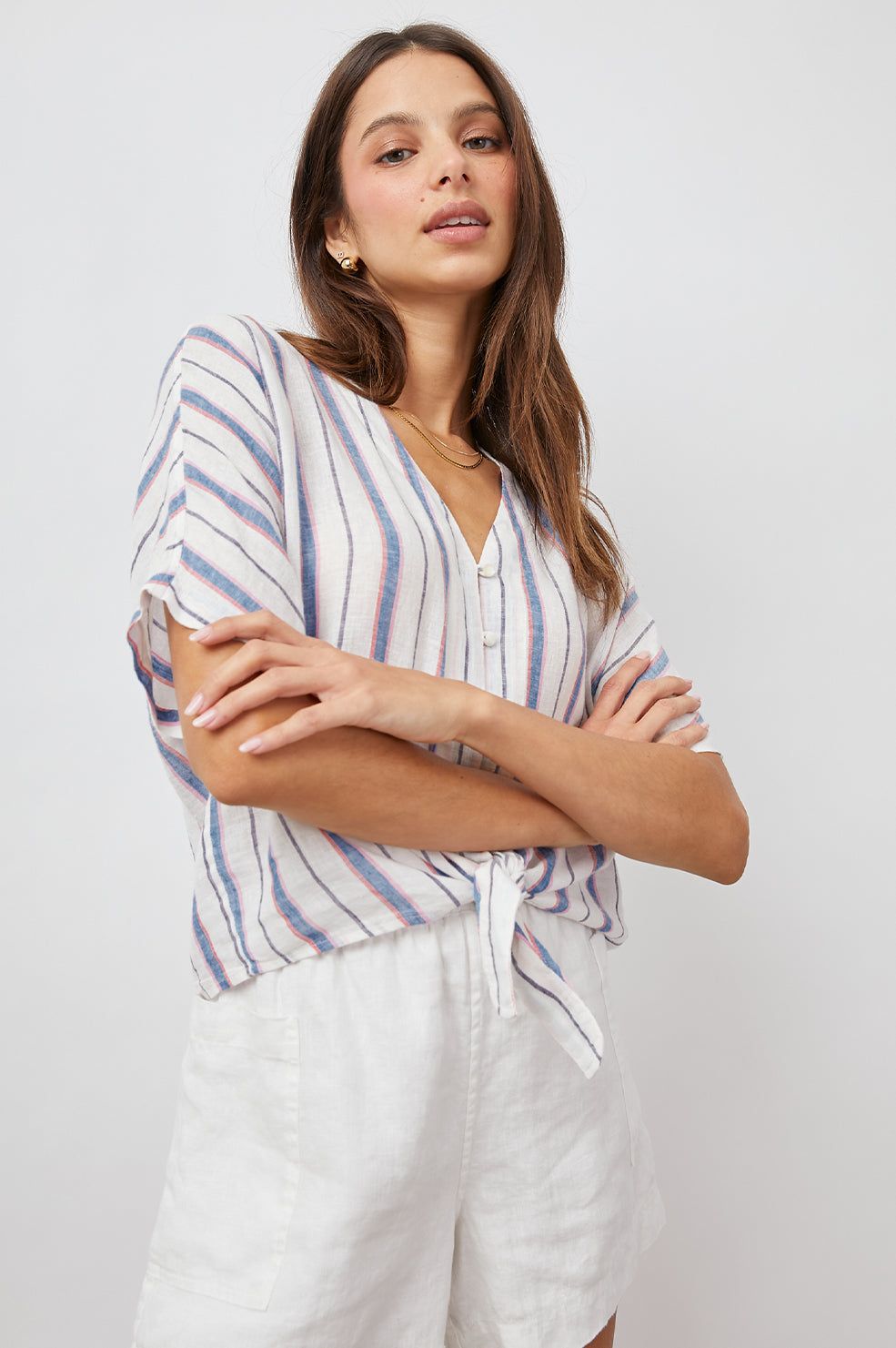 THEA TOP - TAHITI STRIPE sold by Rails product image thumbnail 4